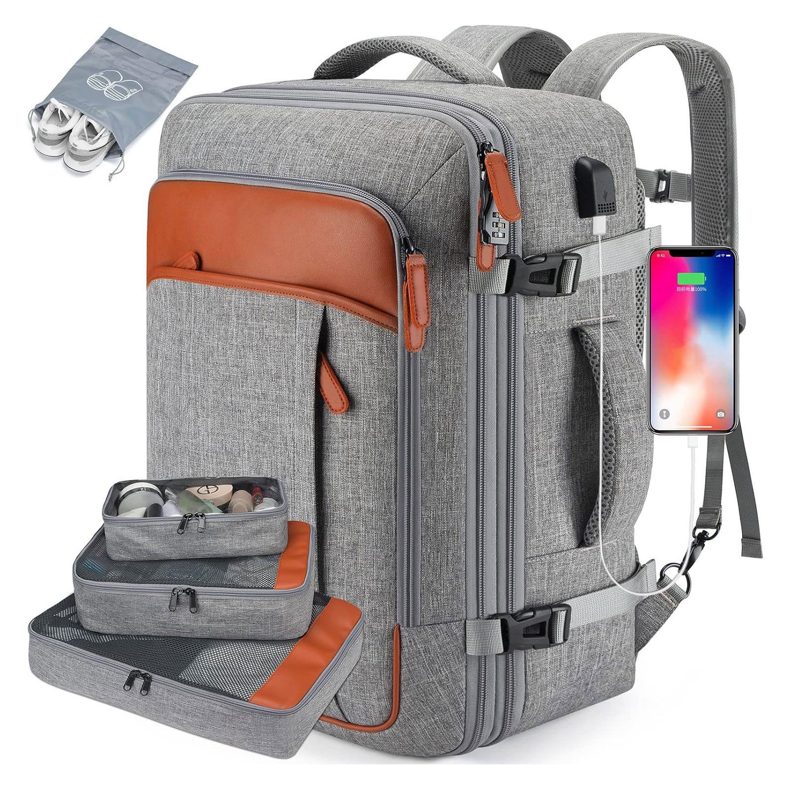 REDOM Reiserucksack Laptop Rucksack Rucksäcke Freizeitrucksack günstig online kaufen