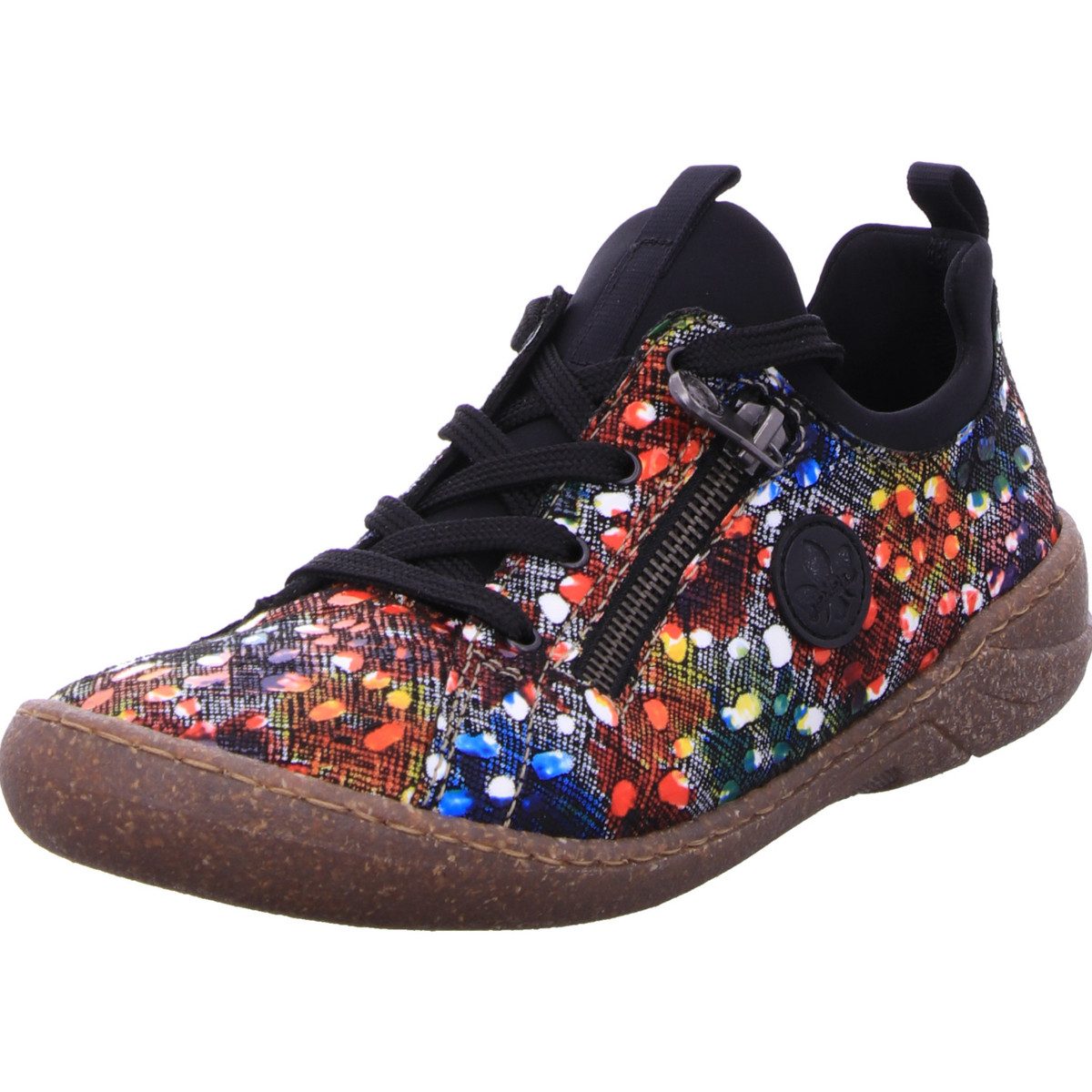 Freizeit Schnürer für Damen in flieder Sneaker