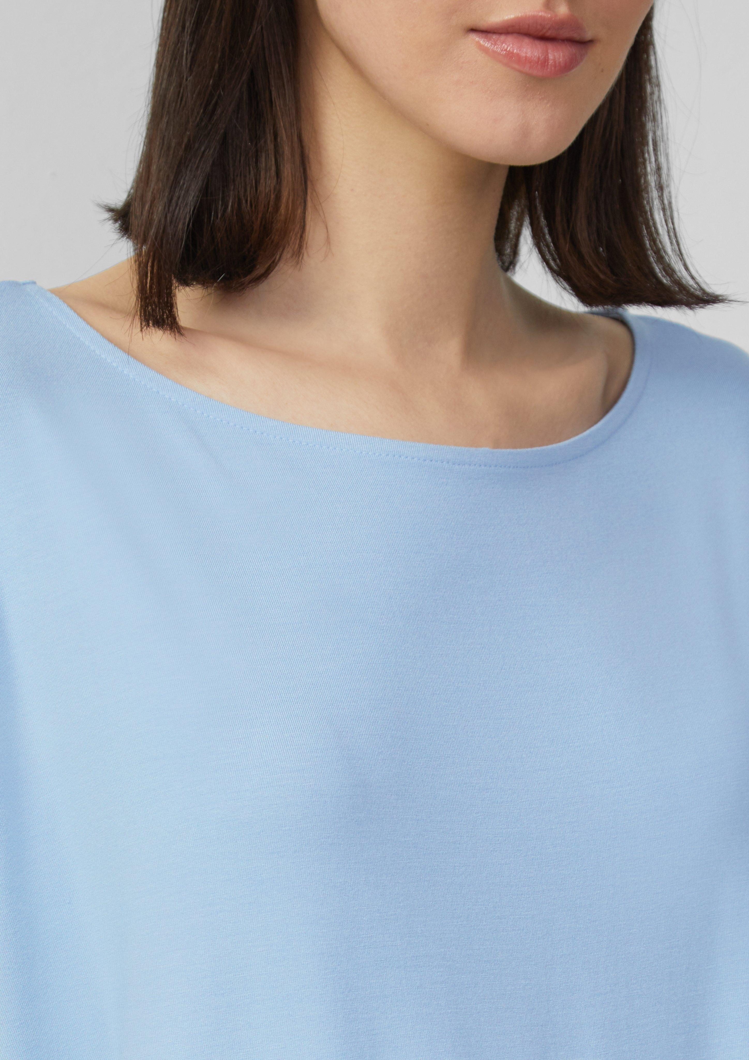 s.Oliver Shirttop Viskosemix-T-Shirt im Relaxed Fit günstig online kaufen