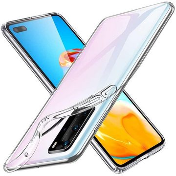 CoolGadget Handyhülle Transparent Ultra Slim Case für Huawei P40 Pro 6,58 Zoll, Silikon Hülle Dünne Schutzhülle für Huawei P40 Pro Hülle