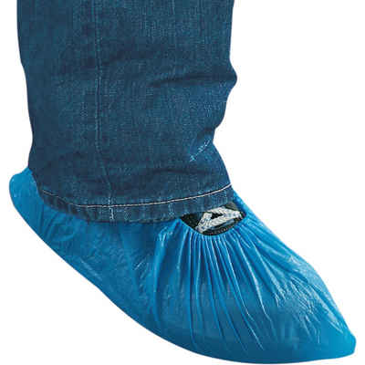 König Werbeanlagen Erste-Hilfe-Set Einweg-Schuhschutz Basic Light, blau, Polyethylen, Universalgröße, 100/VE
