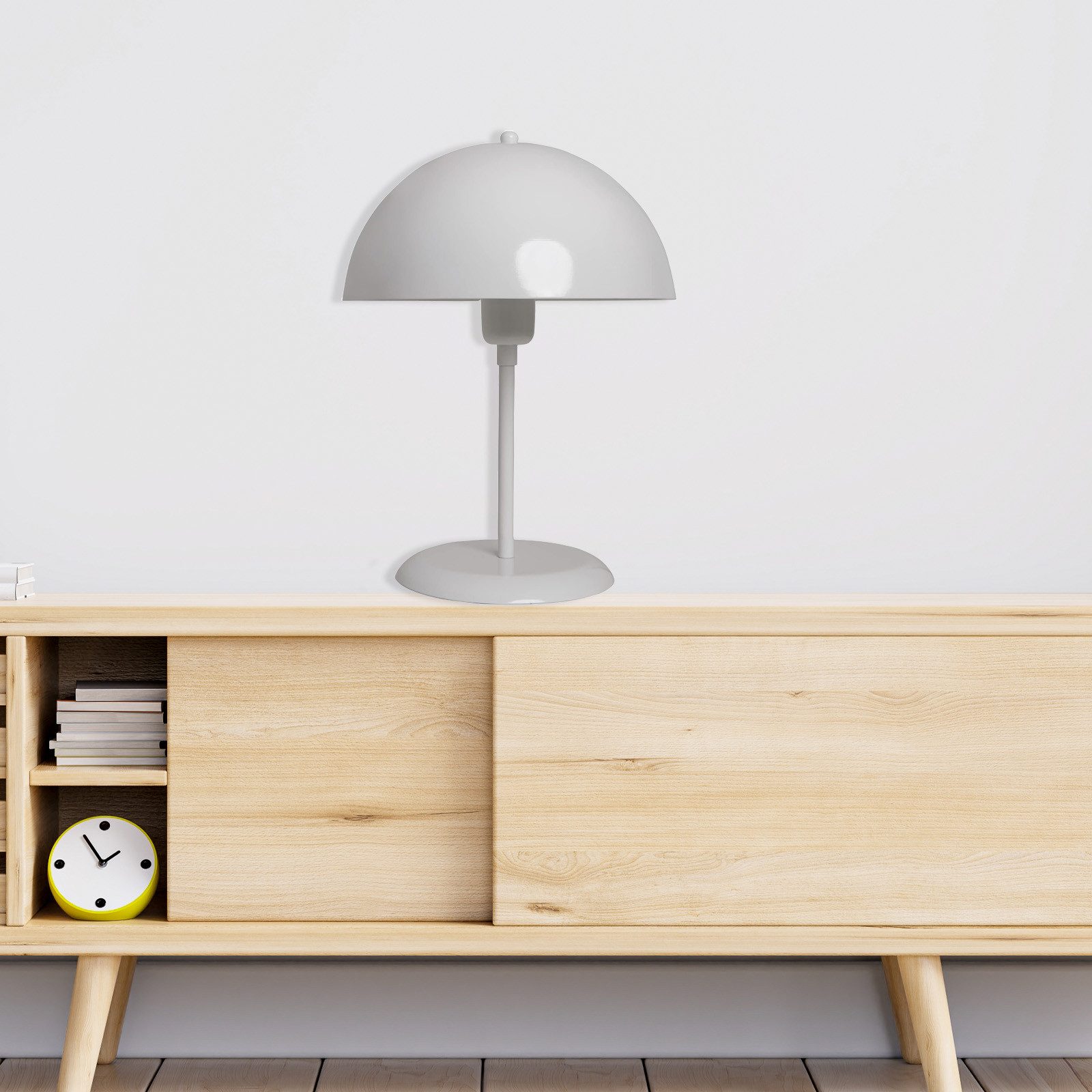 Bamyum Tischleuchte Pilz Lampe Mit Kabel Lipeo 25 cm Metall Retro Kleine Lampe, ohne Leuchtmittel