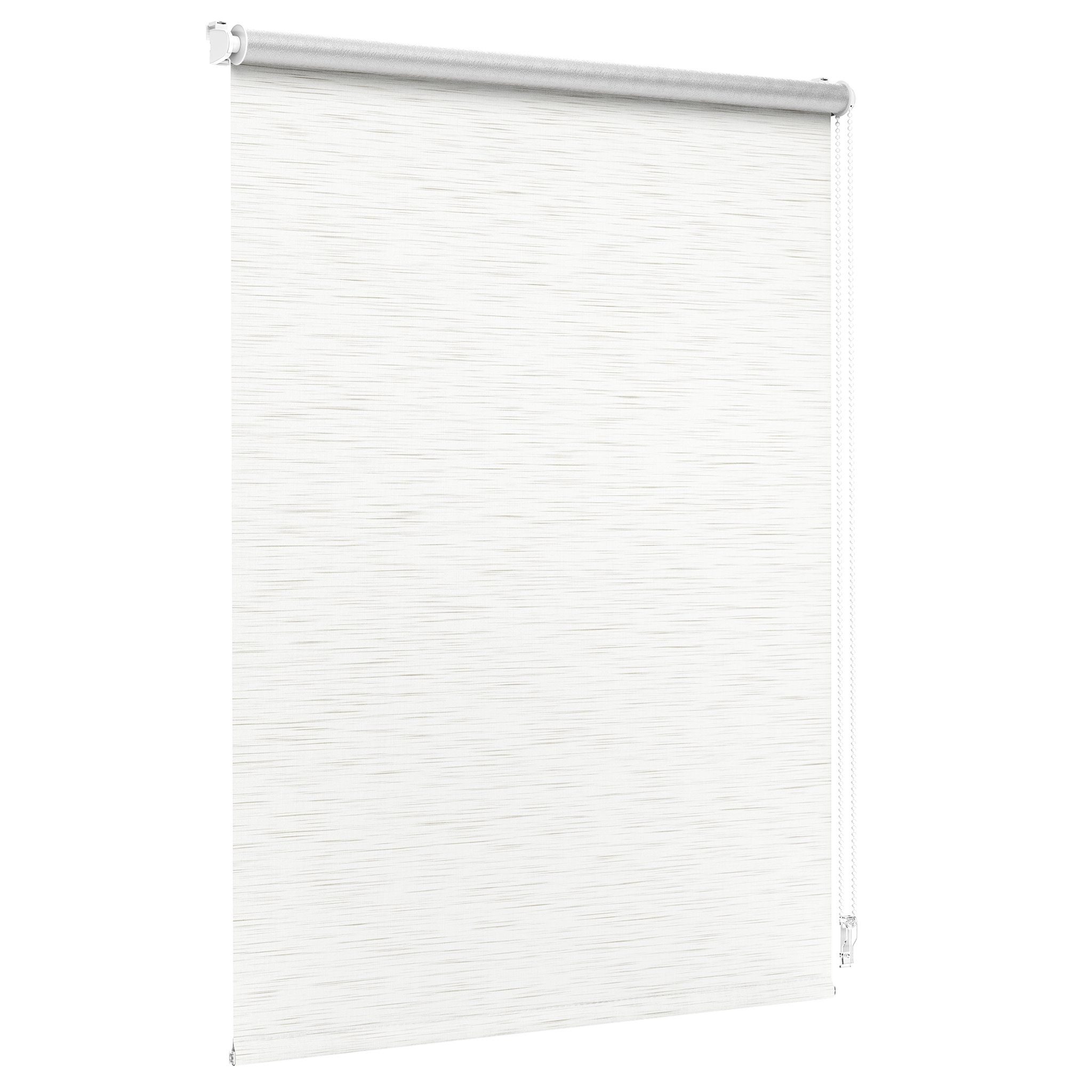 Verdunklungsrollo Standard Thermorollo, Klemmbar, 32,5 x 100 cm, weiß-strukturiert, jalousiescout, blickdicht, ohne Bohren, freihängend, Klemmfix, Standard Thermorollo mit Klemmmontage Vollverdunkeln, energiesparend