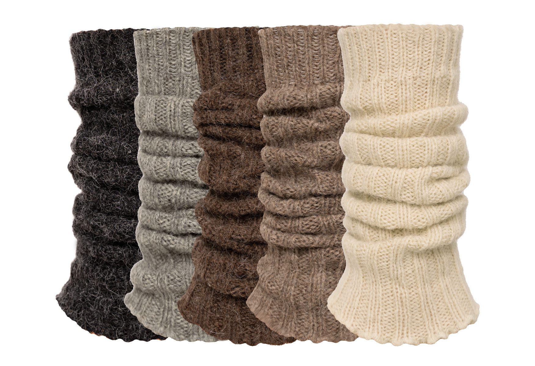 HomeOfSocks Beinstulpen Beinstulpen, Alpaka, unifarben, 65% Wolle, Damen & aus Wolle & Alpaka, Höhe verstellbar