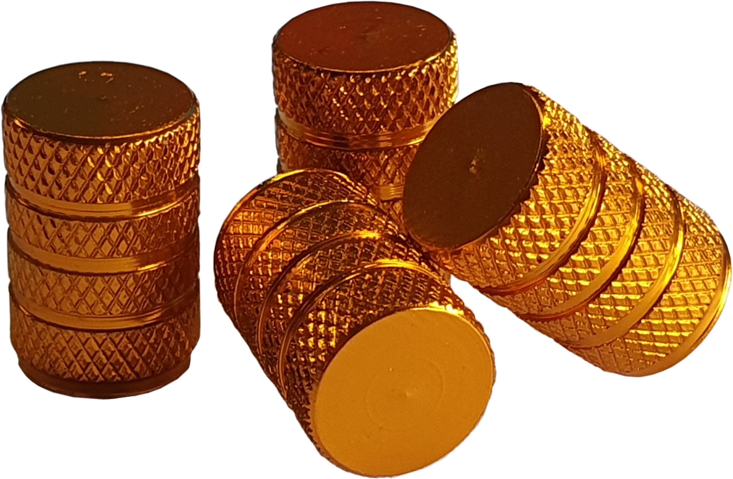 Hermann Schütz Ventilkappe Ventilkappen Vent-Cap Neutral gold 4er-Set, (4-St)