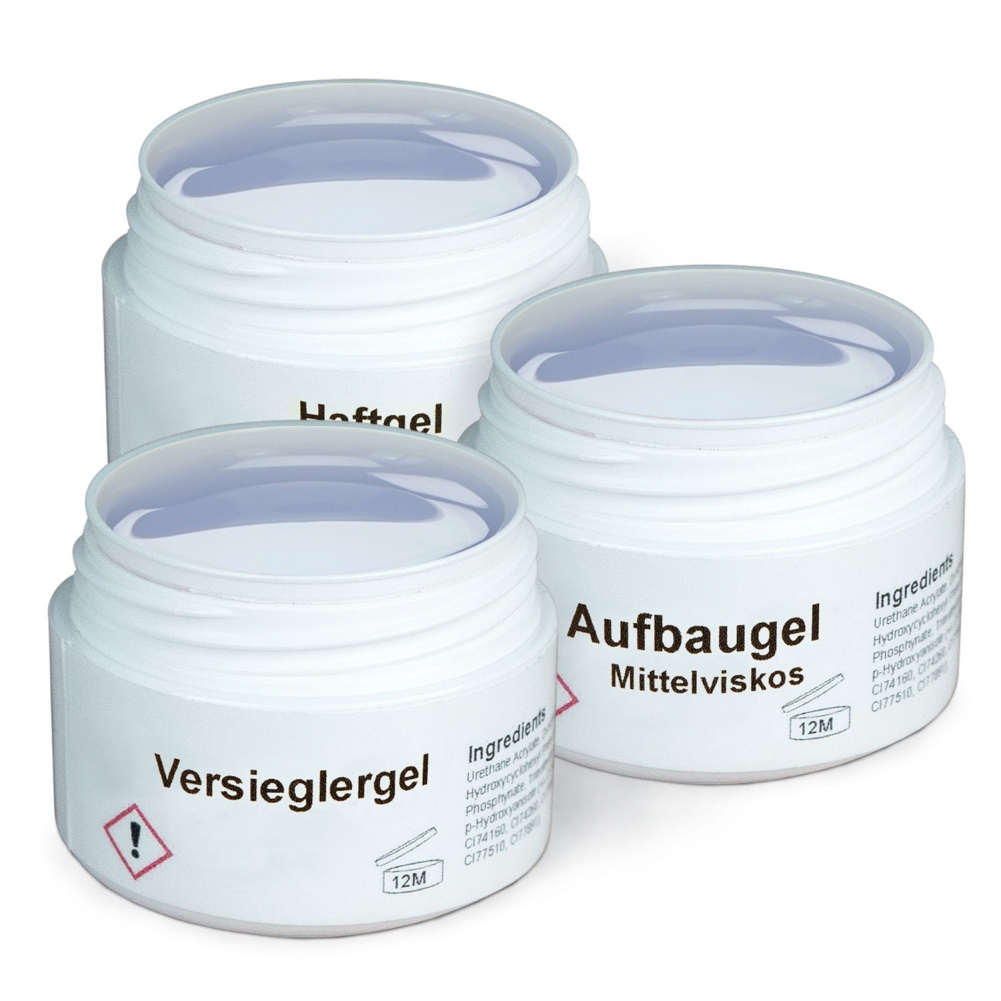 UV-Gel Set 3 x 5ml klar