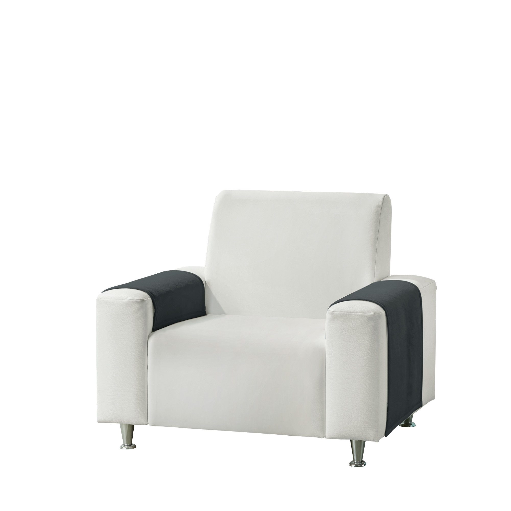 Erwin Müller Sofaläufer Armlehnenschoner "Triest" 2er-Pack, Baumwollmischung Uni