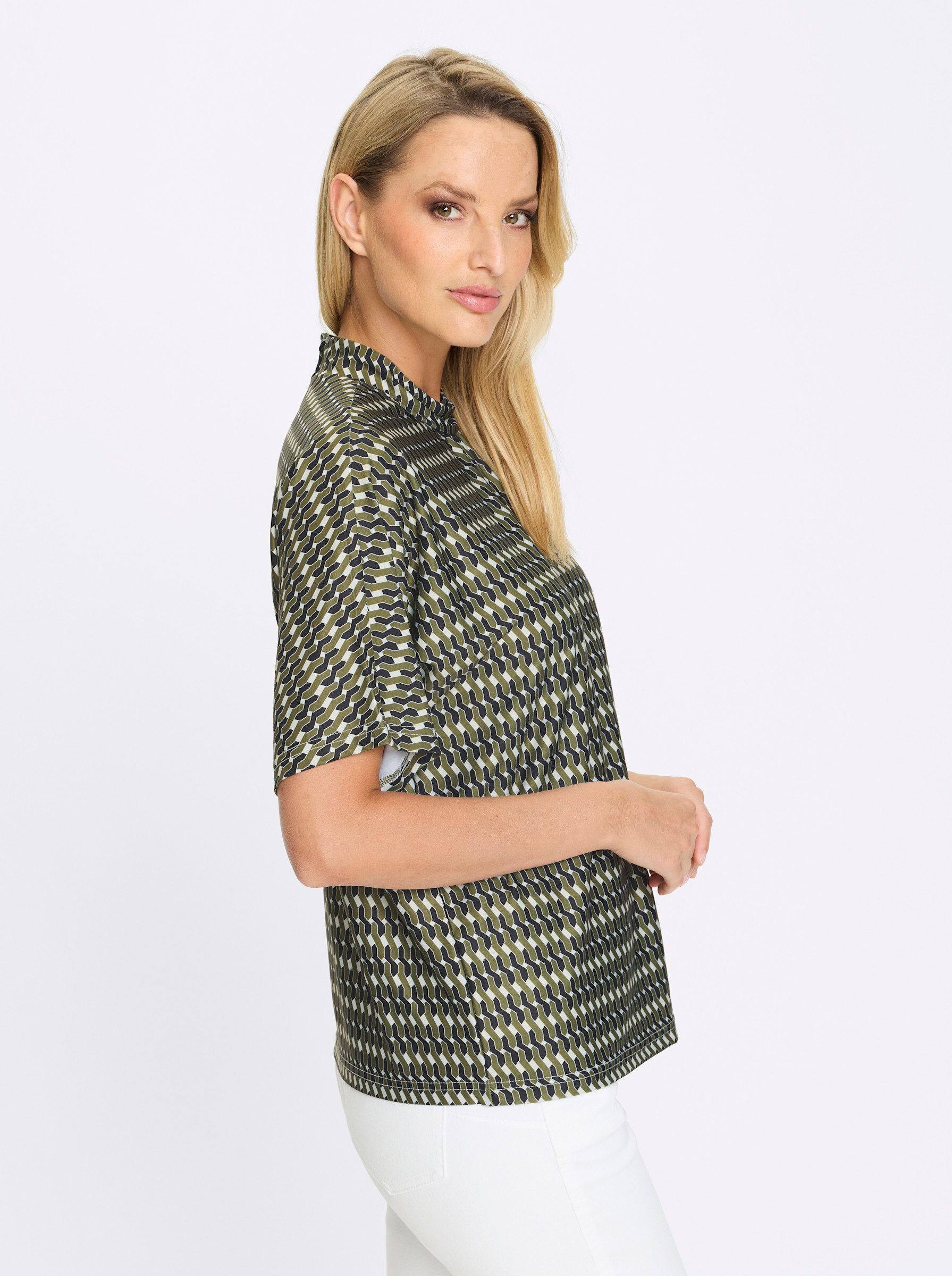heine T-Shirt Shirtbluse Kurzarm