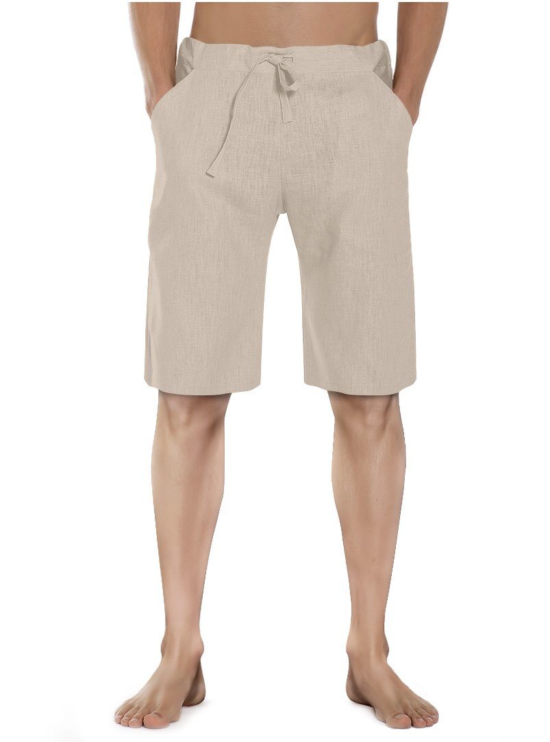 SCHAZAD Leinenhose Leinenshort beige | Leinenhosen