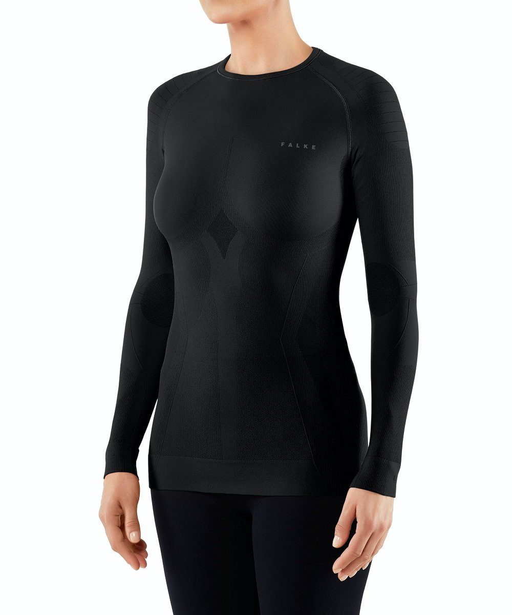 FALKE Langarmshirt Maximum Warm Unterwäsche schwarz Damen
