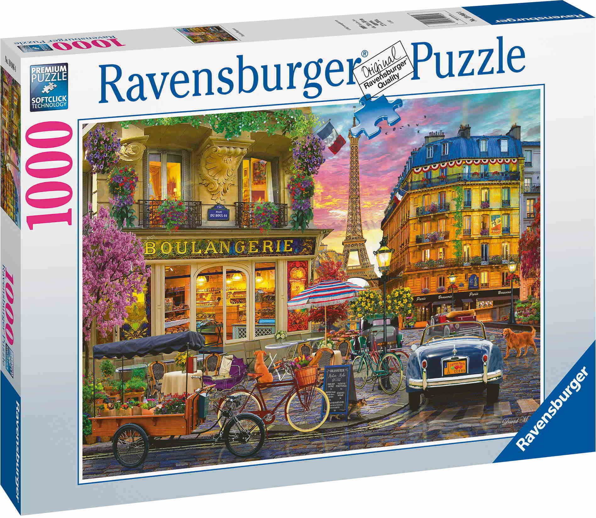Ravensburger Puzzle 1000 Teile Puzzle Paris im Morgenrot 19946, 1000 Puzzle günstig online kaufen