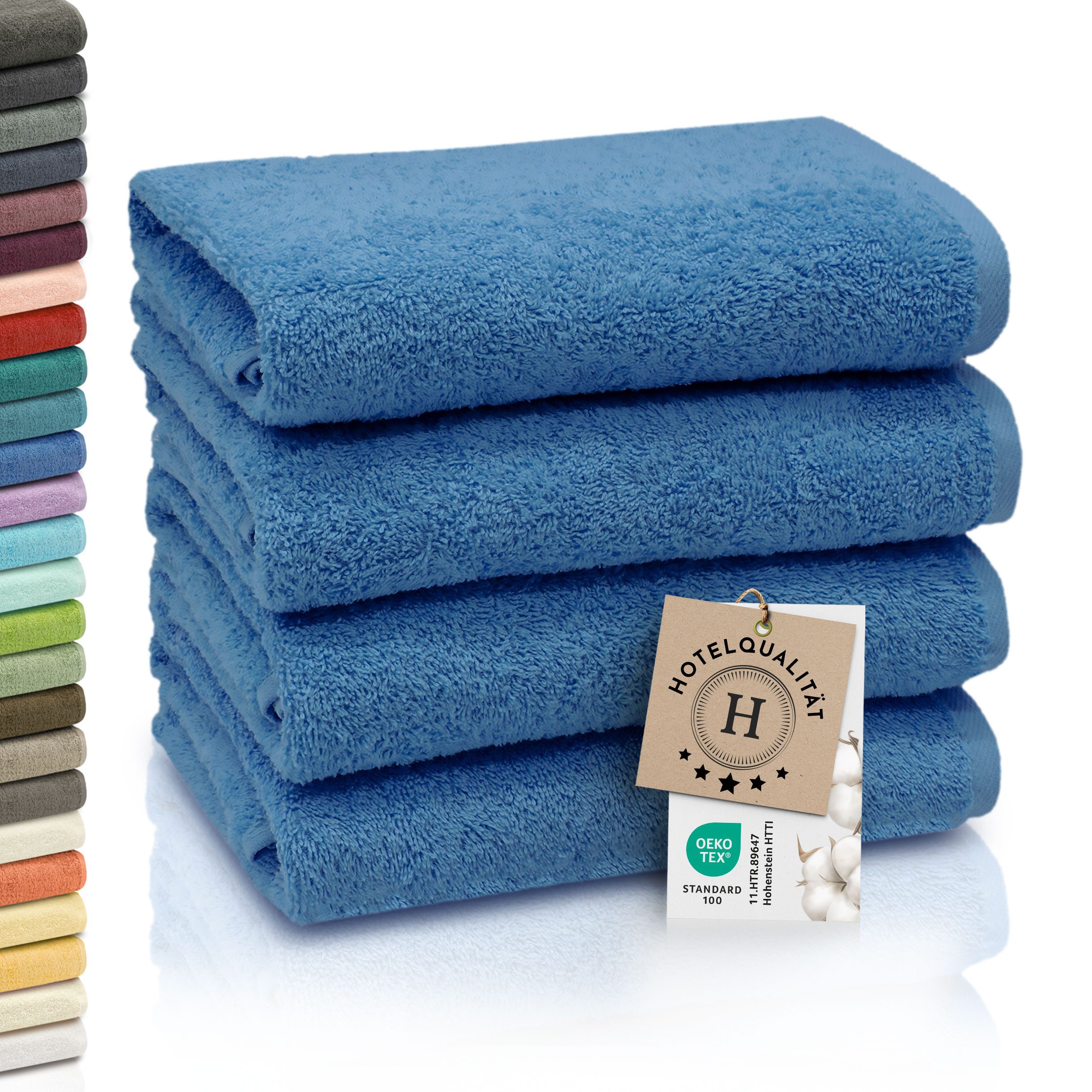 ZOLLNER Handtücher, Walkfrottier (4-St), 50 x 100 cm, 100% Baumwolle, alle günstig online kaufen