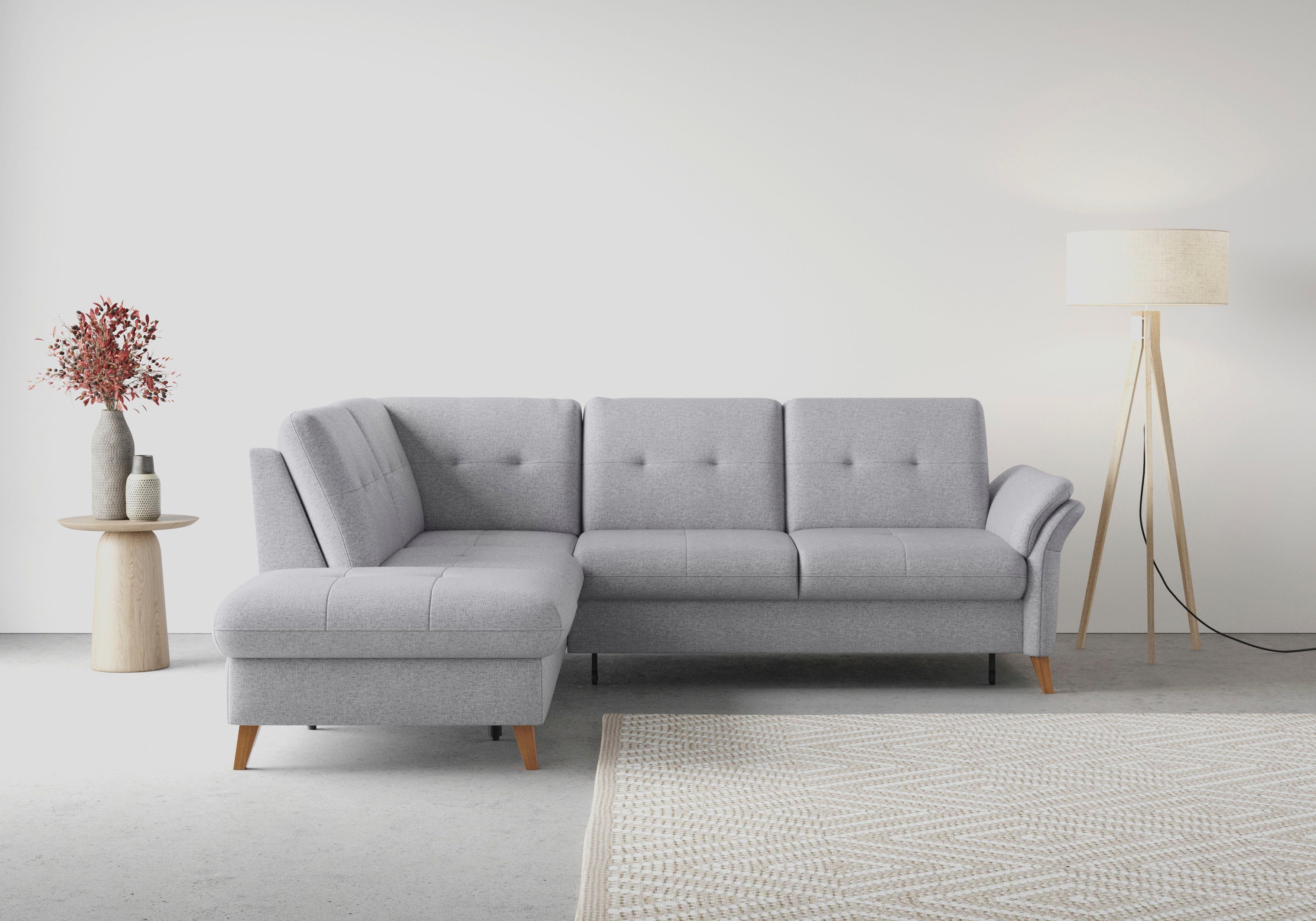 sit&more Ecksofa "Göteborg" inkl. Sitztiefenverstellung, wahlweise mit Bett günstig online kaufen