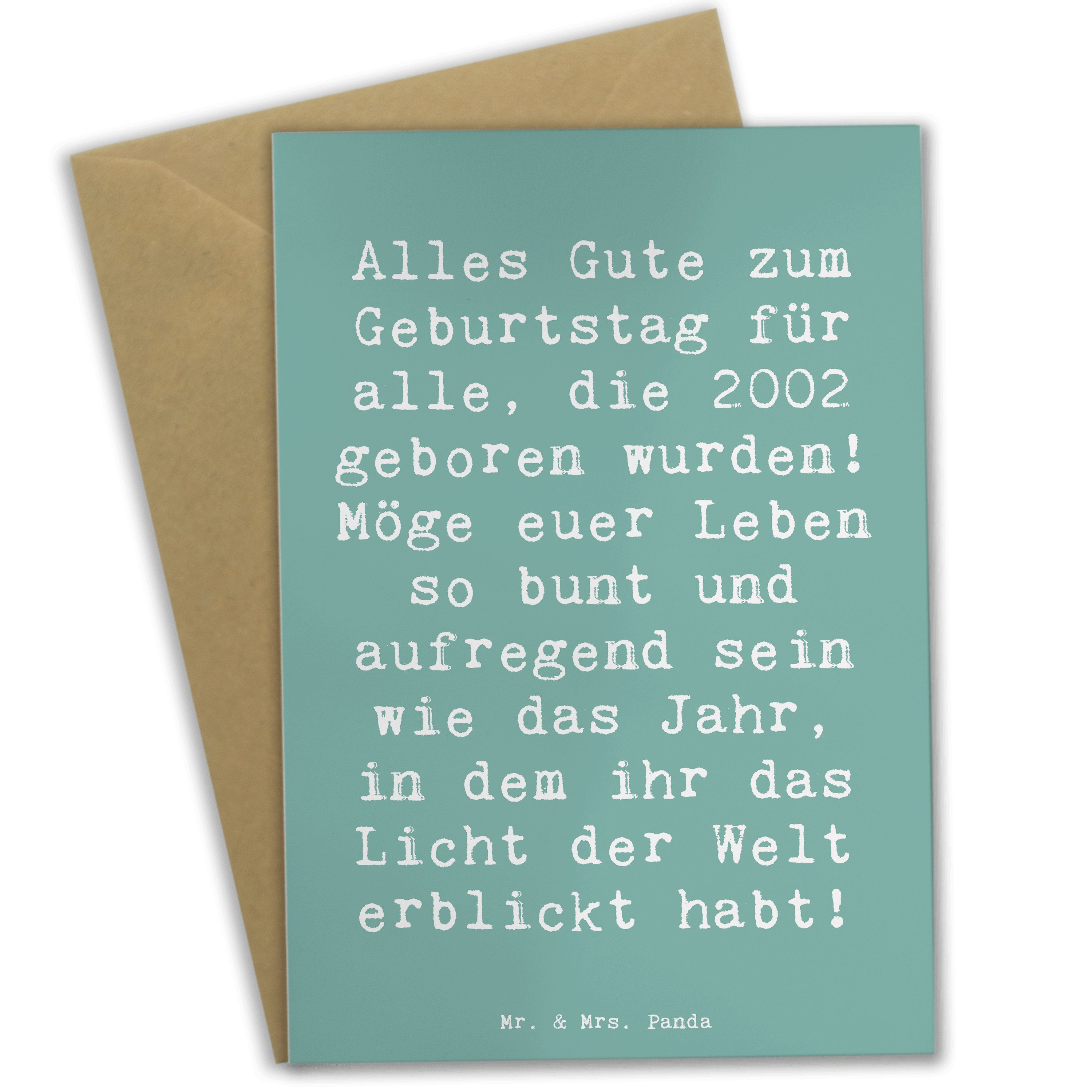 Grußkarte 2002 Geburtstag - Meeresbrise - Geschenk, besondere Geburtstagwünsche
