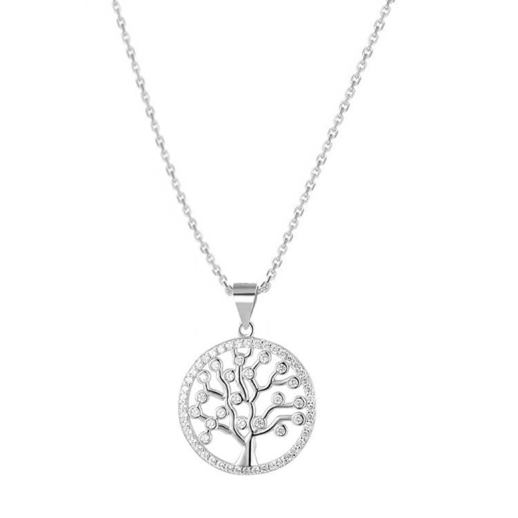 Kette mit Einhänger Silver necklace with tree of life AGS1137 / 47