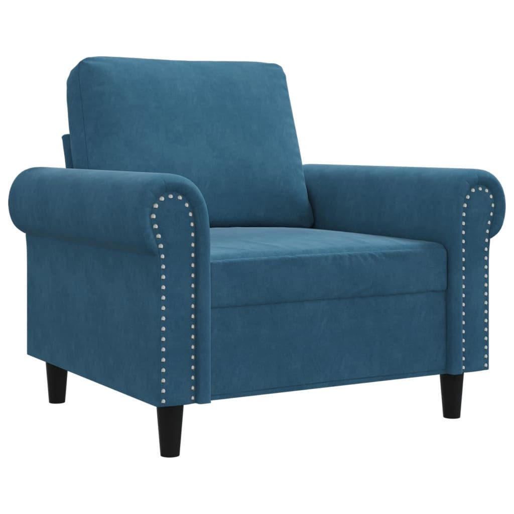 vidaXL Sofa Sessel Blau 60 cm günstig online kaufen