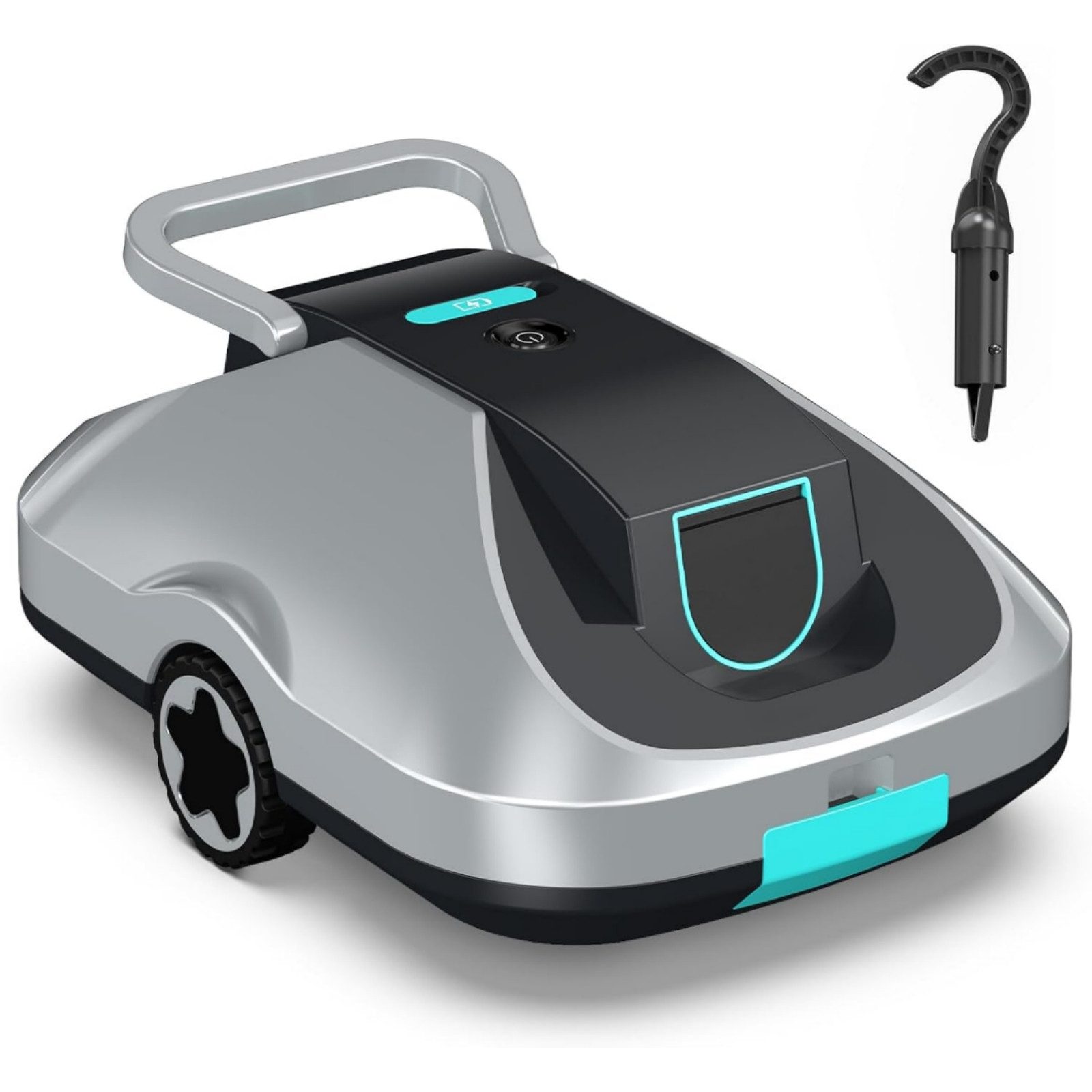 INSE Poolroboter C1/2 Akku kabelloser Pool-Saugroboter 200Min Laufzeit Orange/Gr