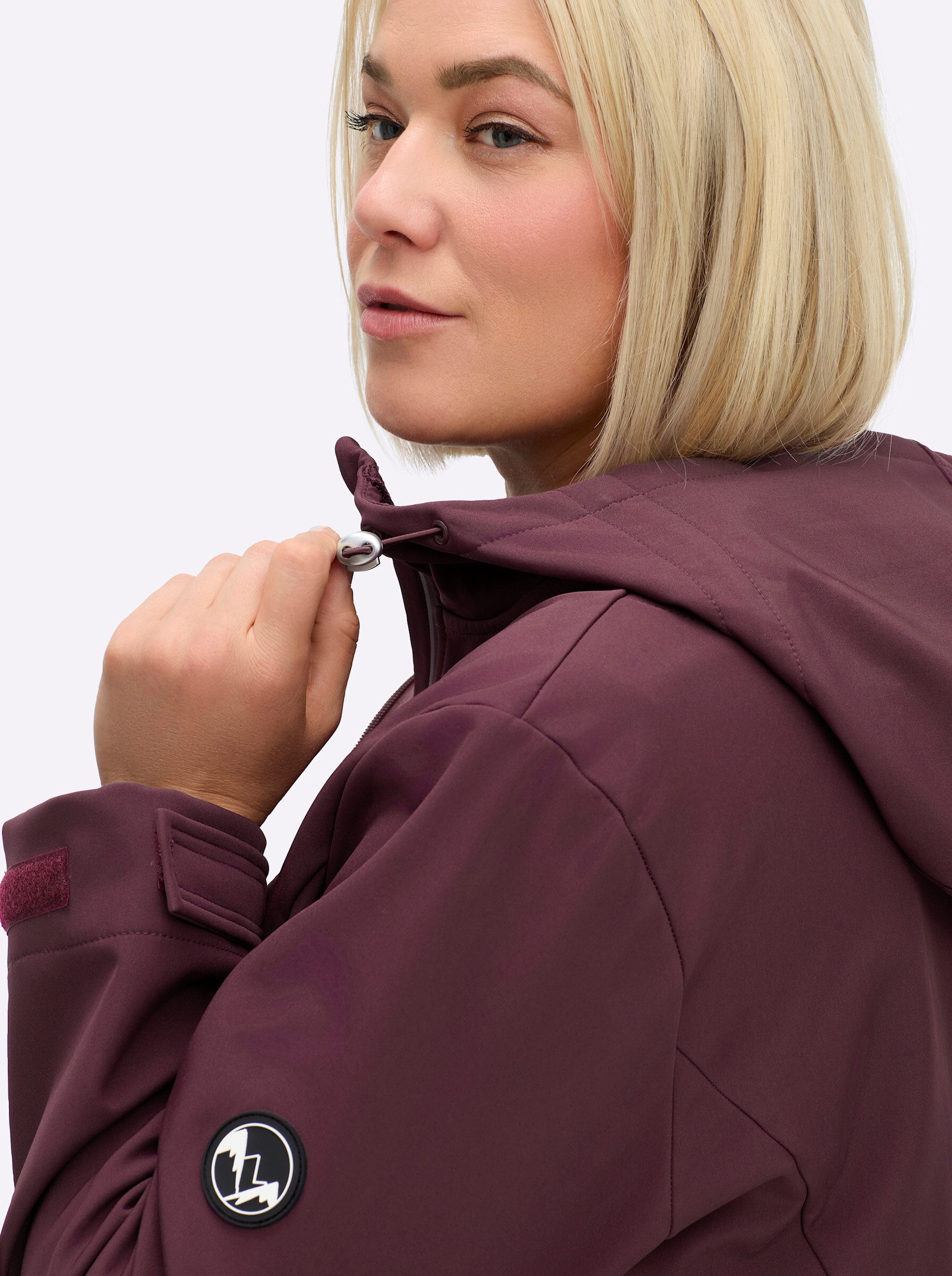 Sheego Allwetterjacke Softshell-Jacke Langarm
