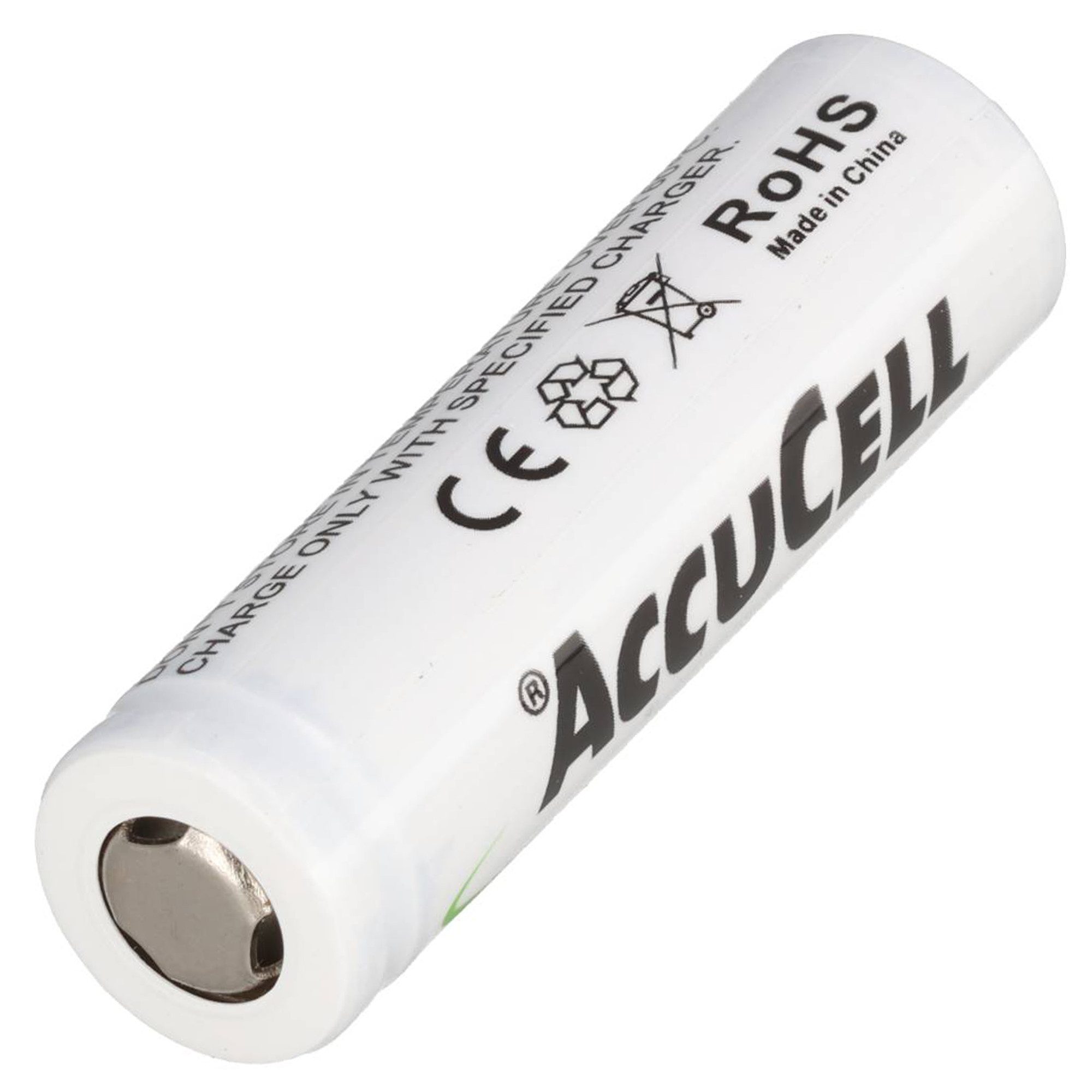 AccuCell 1000mAh Akku kompatibel für Oral-B Akku Li-Ion UR14500AC passend für Akku 1000 mAh (3,6 V)