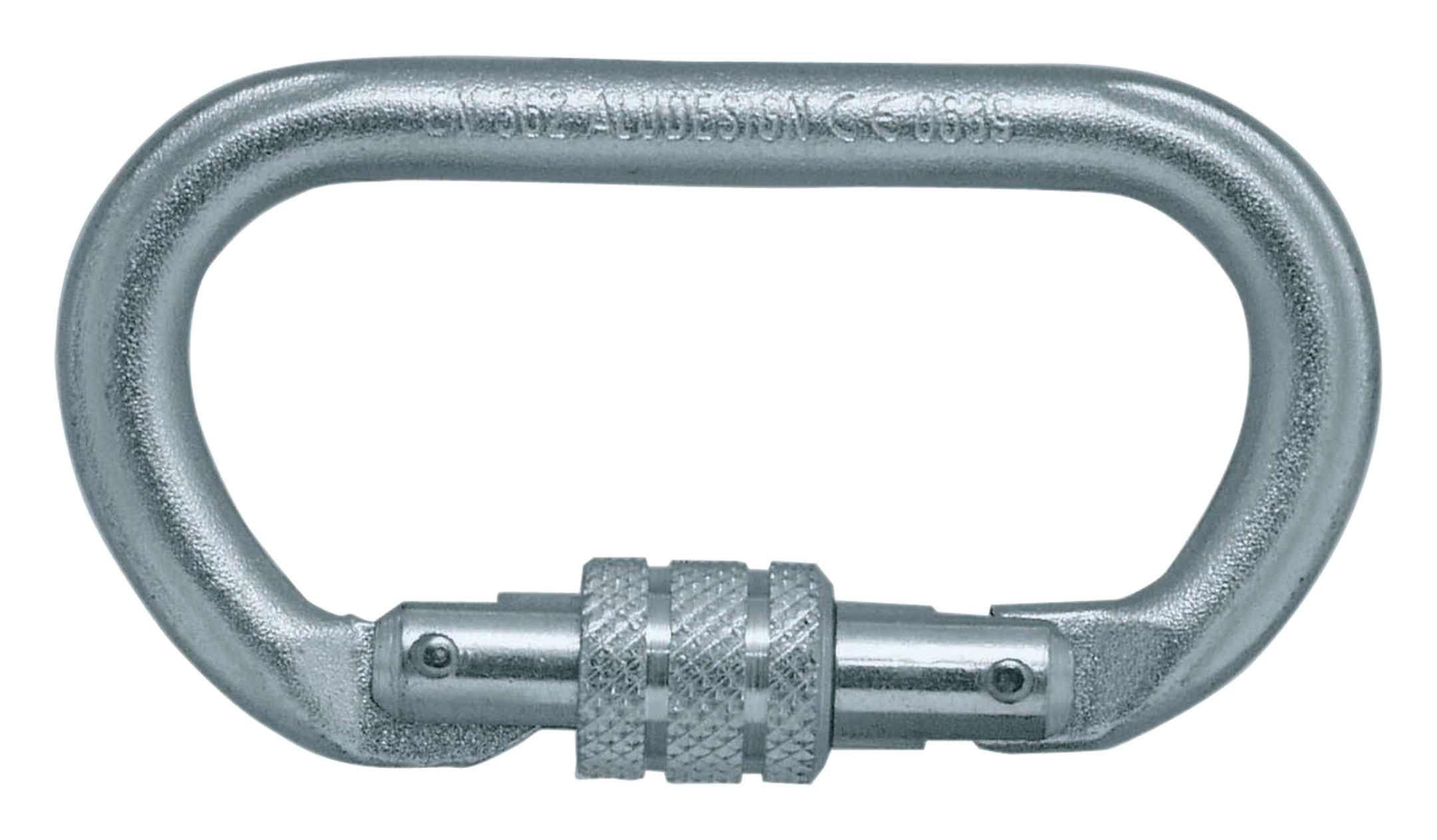 kN mit 362 Oval Karabiner, Skylotec EN 22 Stahl Schraubsicherung