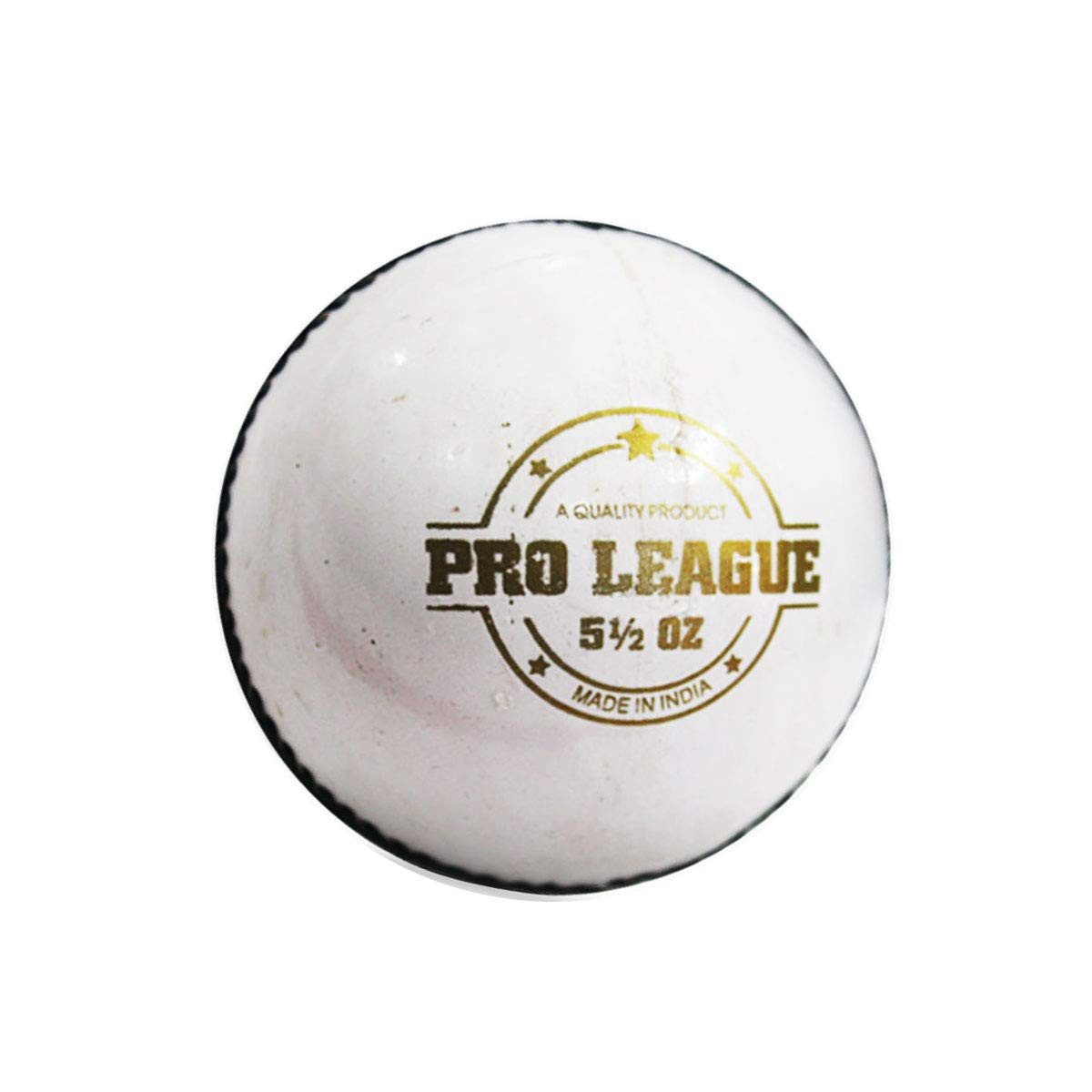 DSC Spielball Pro League Cricket Lederball Bessere Formbeständigkeit (Enthaltene Komponenten: 1 Cricket-Ball, Langlebig und langlebig), Packung mit 1 Stück, Spielfläche: Indoor/Outdoor