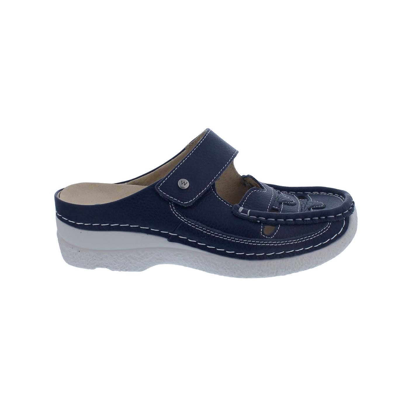 Wolky Roll Talaria Clog 0623471-870, Floater leather - Glattleder, Blu Clog
