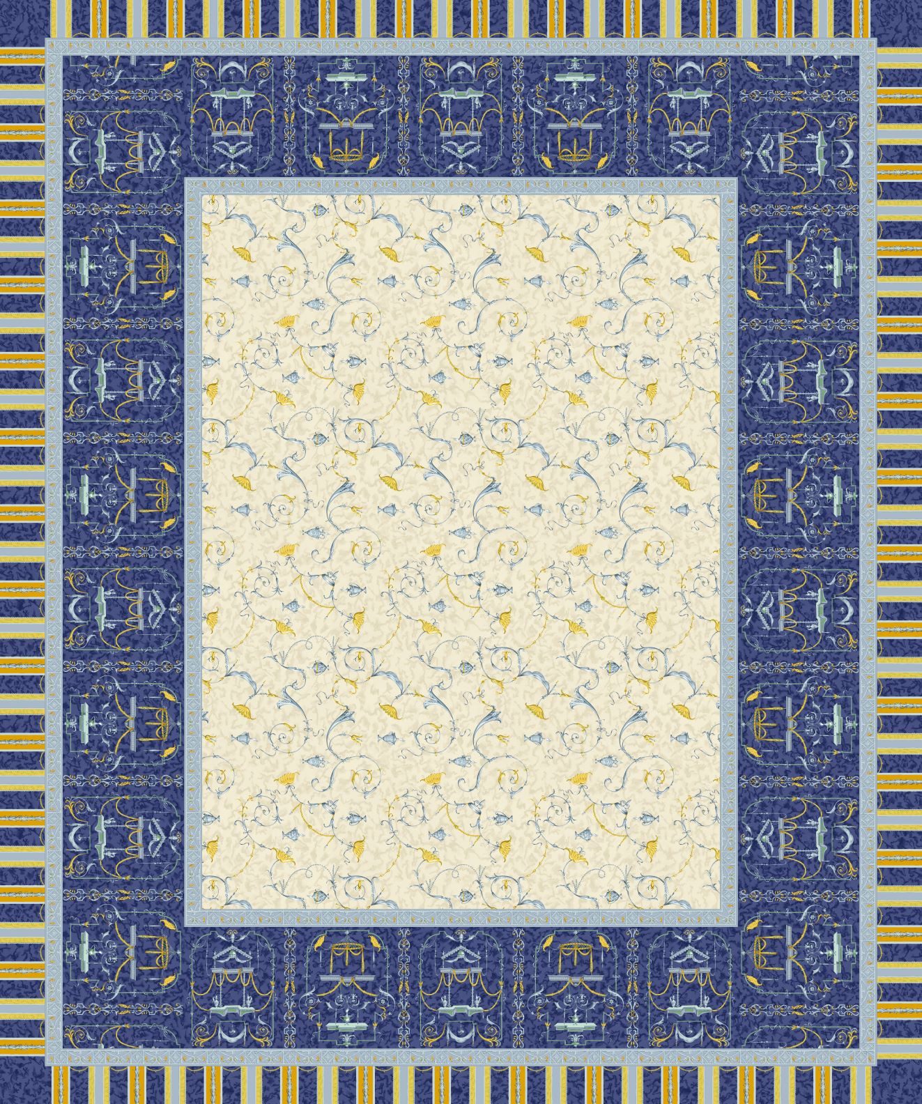 Bassetti Tischdecke Tischdecke Tavola Oplontis