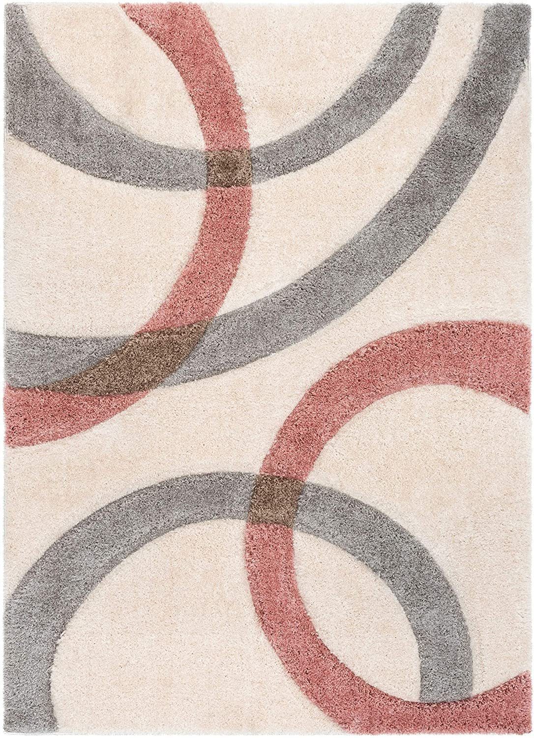 Ready Rugs Designteppich Super Weicher Handgetufteter Kreisdesign Teppich