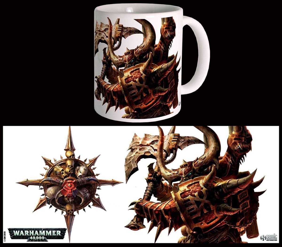 SEMIC Tasse Warhammer 40K Tasse Chaos Space Marines, 1-tlg., Offiziell lizenzierte Tasse