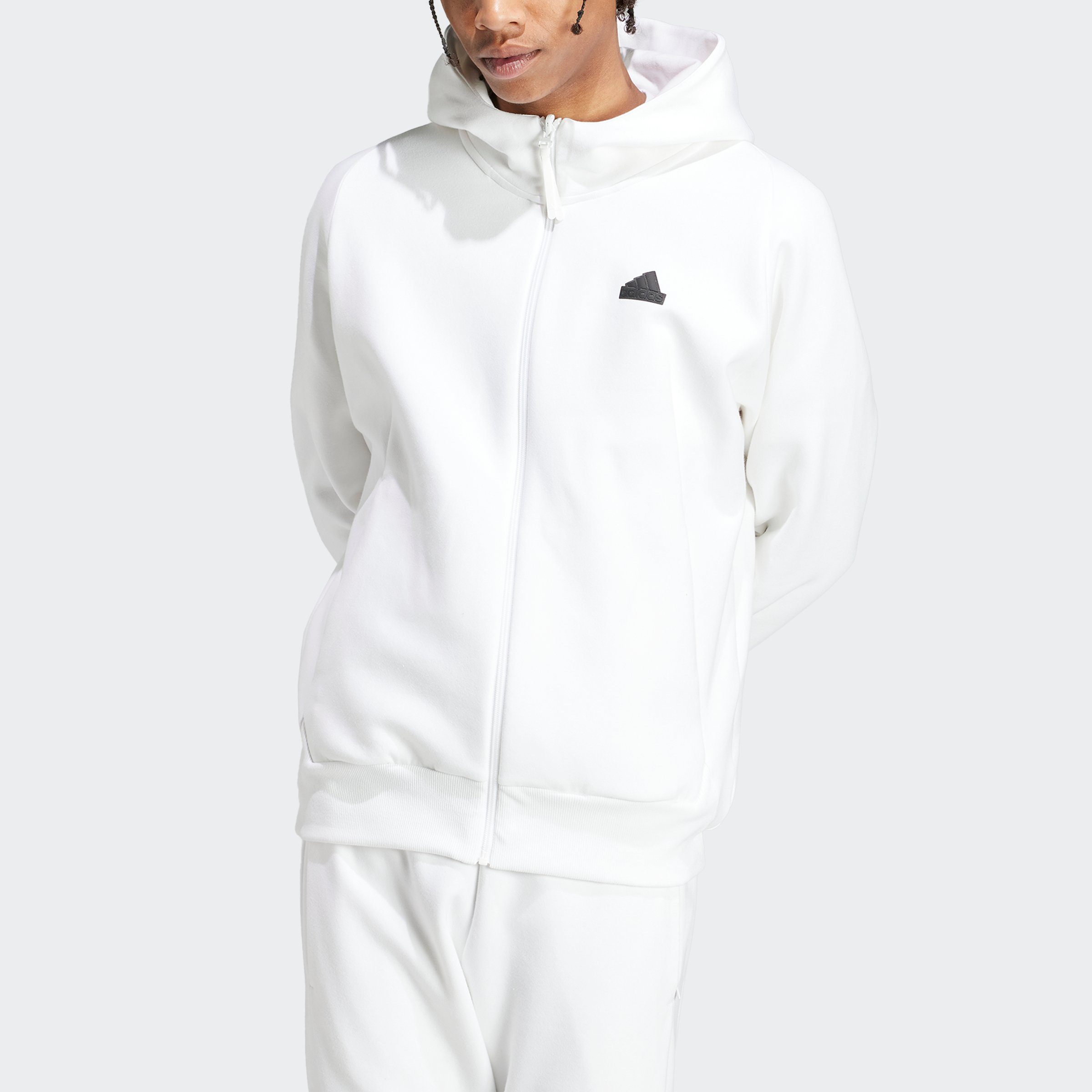 adidas Sportswear Sweatshirt PR White FZ M Z.N.E