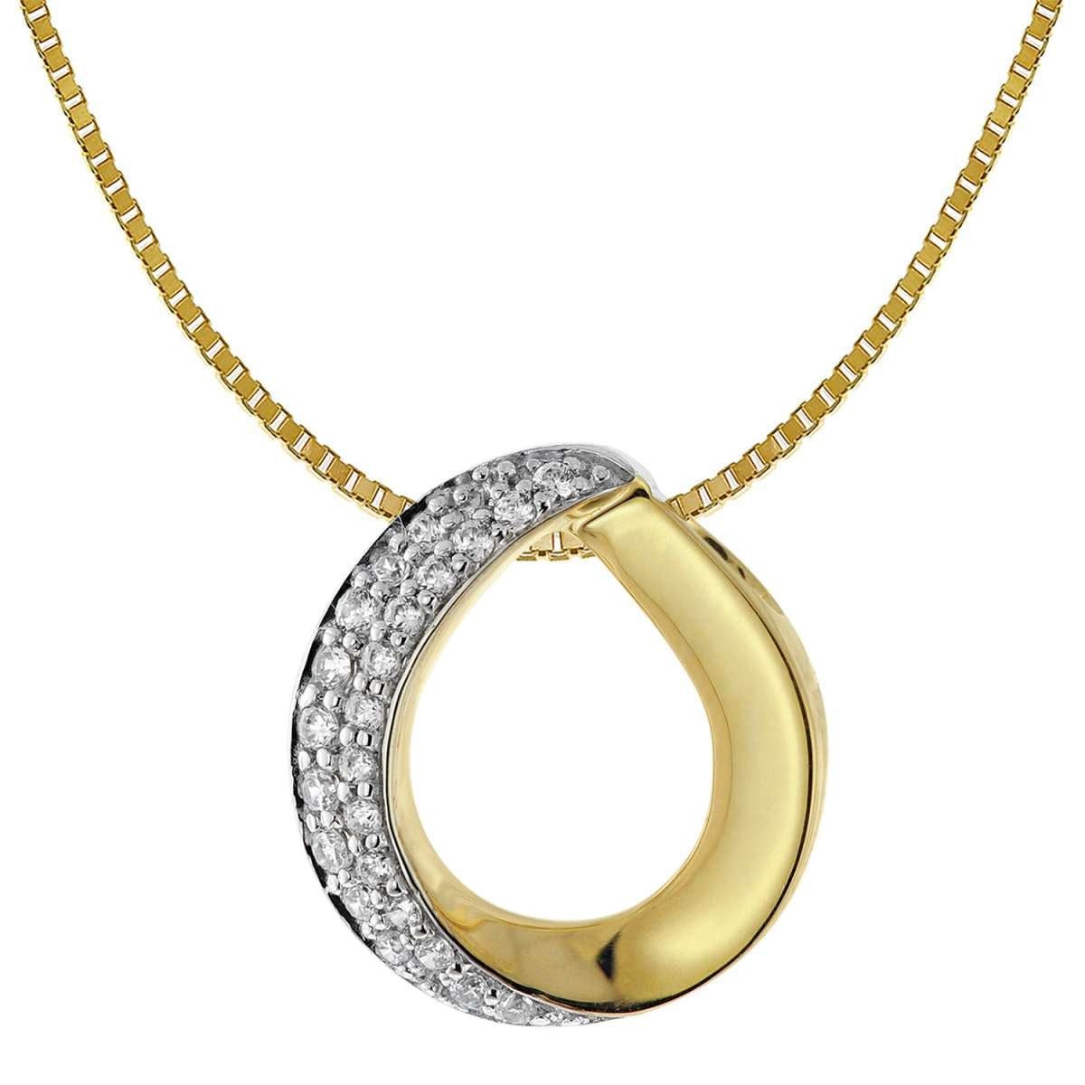 Acalee Kette mit Anhänger 50-1028, mit 333 / 8K Gold