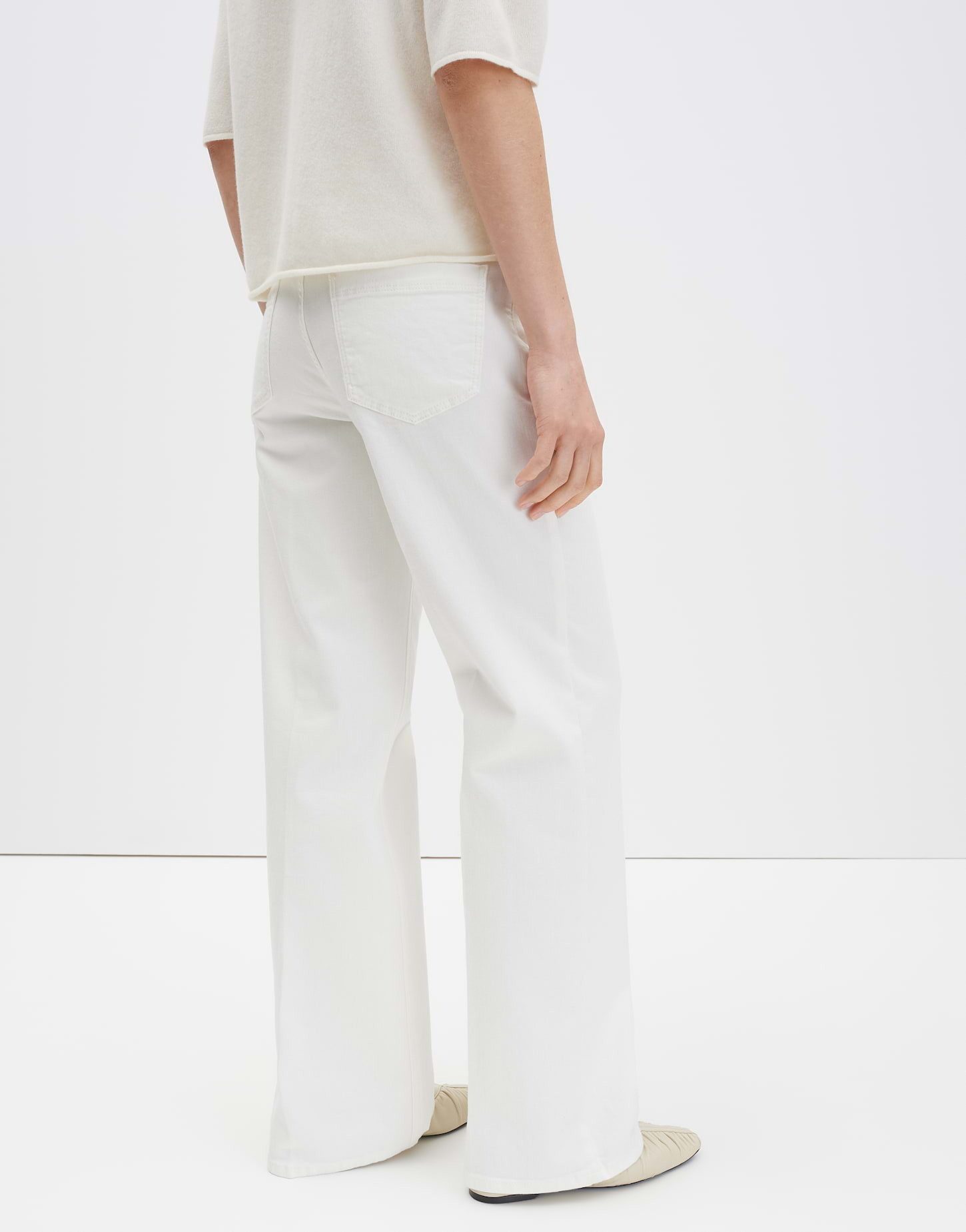 someday Bootcut-Jeans CARIE ICONIC aus BCI Cotton Mix Mid Rise leicht ausgestelltes Bein, elastischer Stoff