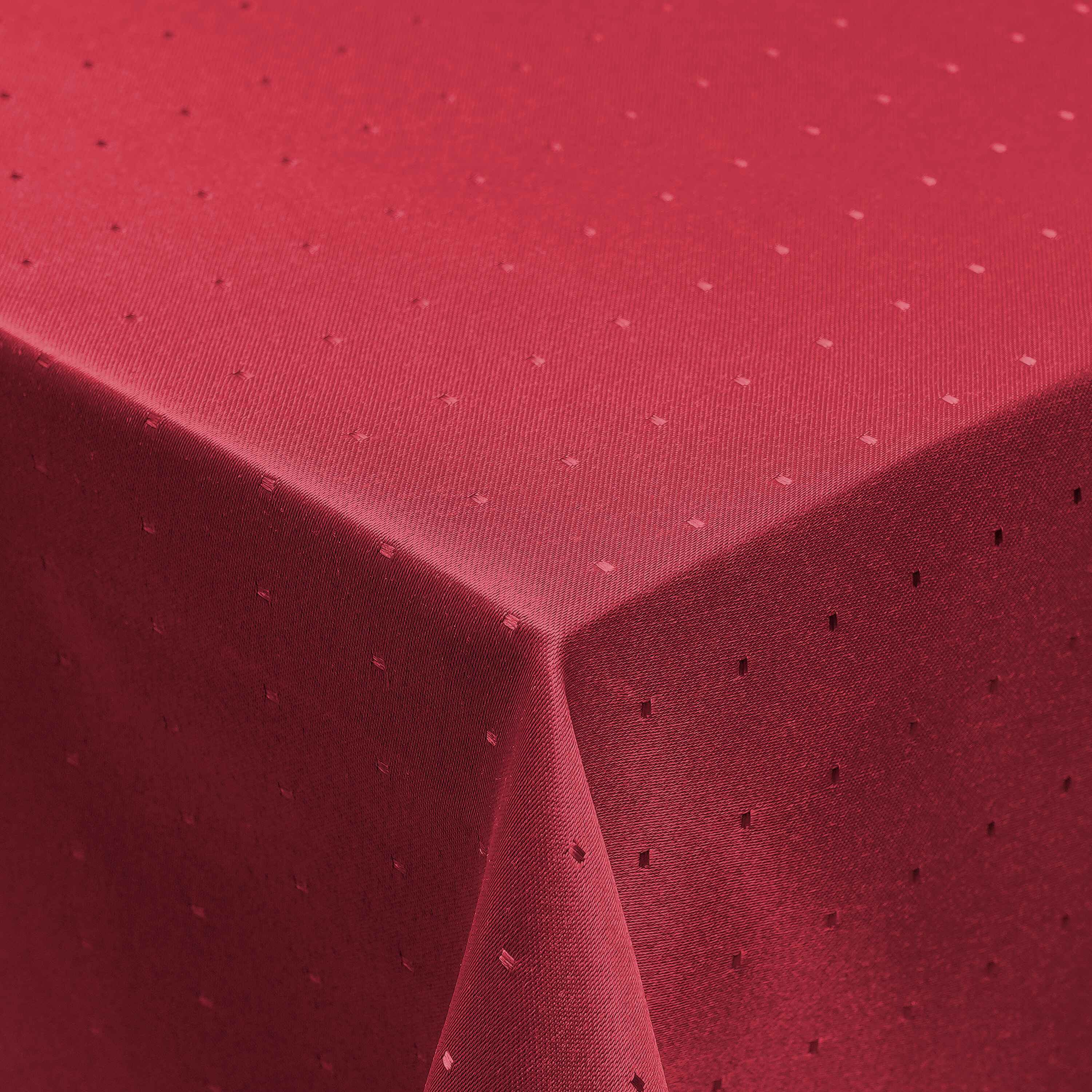 DecoHomeTextil Heimtextilmanufaktur Tischdecke Punkte Muster Optik Damast T günstig online kaufen