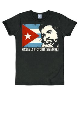 LOGOSHIRT T-Shirt Che Guevara - Cuban Flag mit modischem Vintage-Print