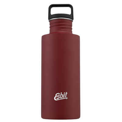 Esbit Trinkflasche SCULPTOR Edelstahl Trinkflasche, 0.75L, Burgundy Red