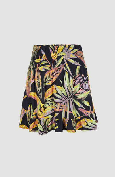 O'Neill Sommerrock O'Neill Rock Smocked Skirt Black Tropical Flower