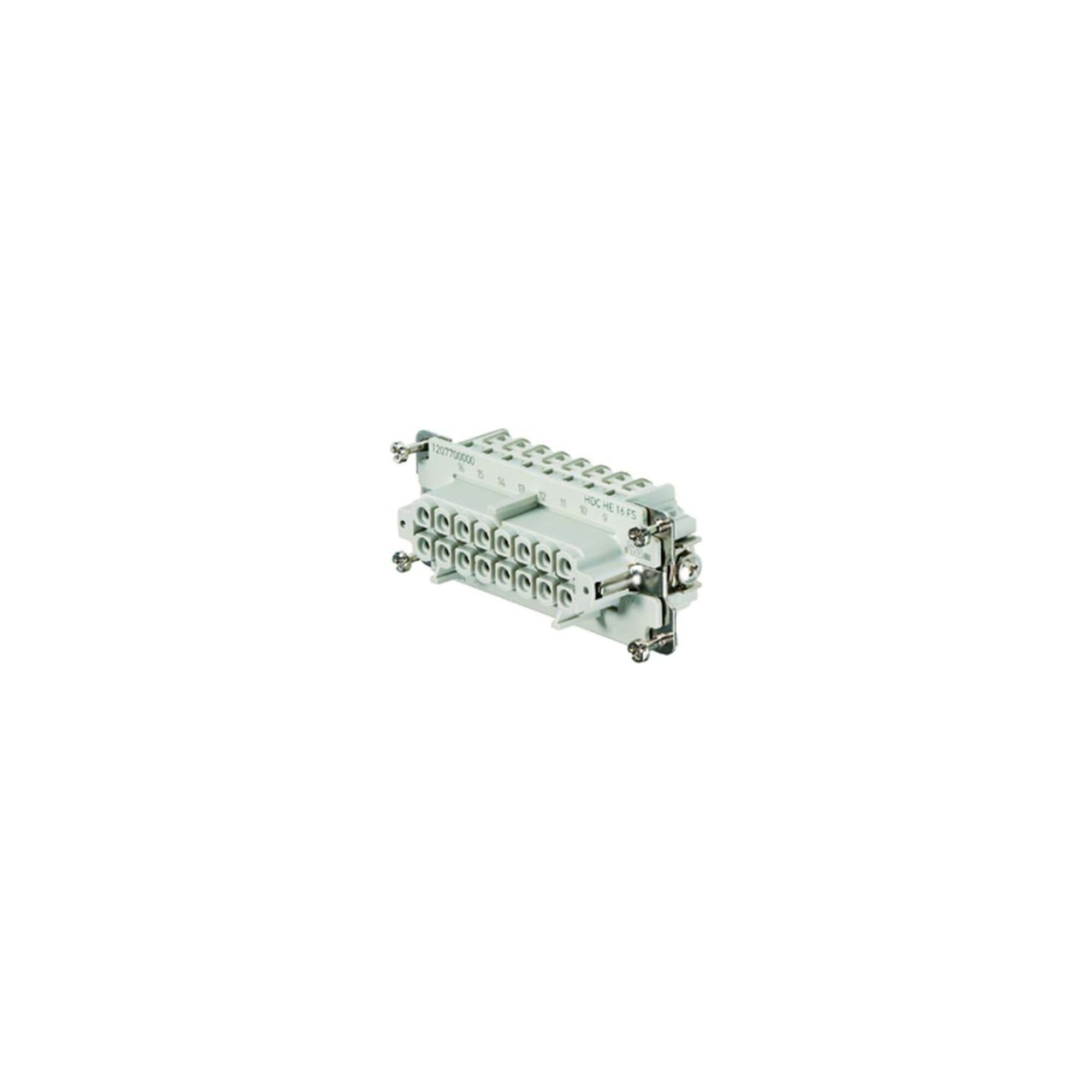 Weidmüller Schuko-Stecker Weidmüller Steckverbinder-Einsatz HDC HE 16 FS