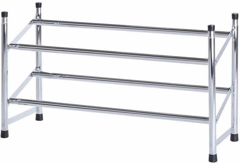 WENKO Schuhregal, ausziehbare Schuhablage für 10 Paar Schuhe, stapelbar günstig online kaufen