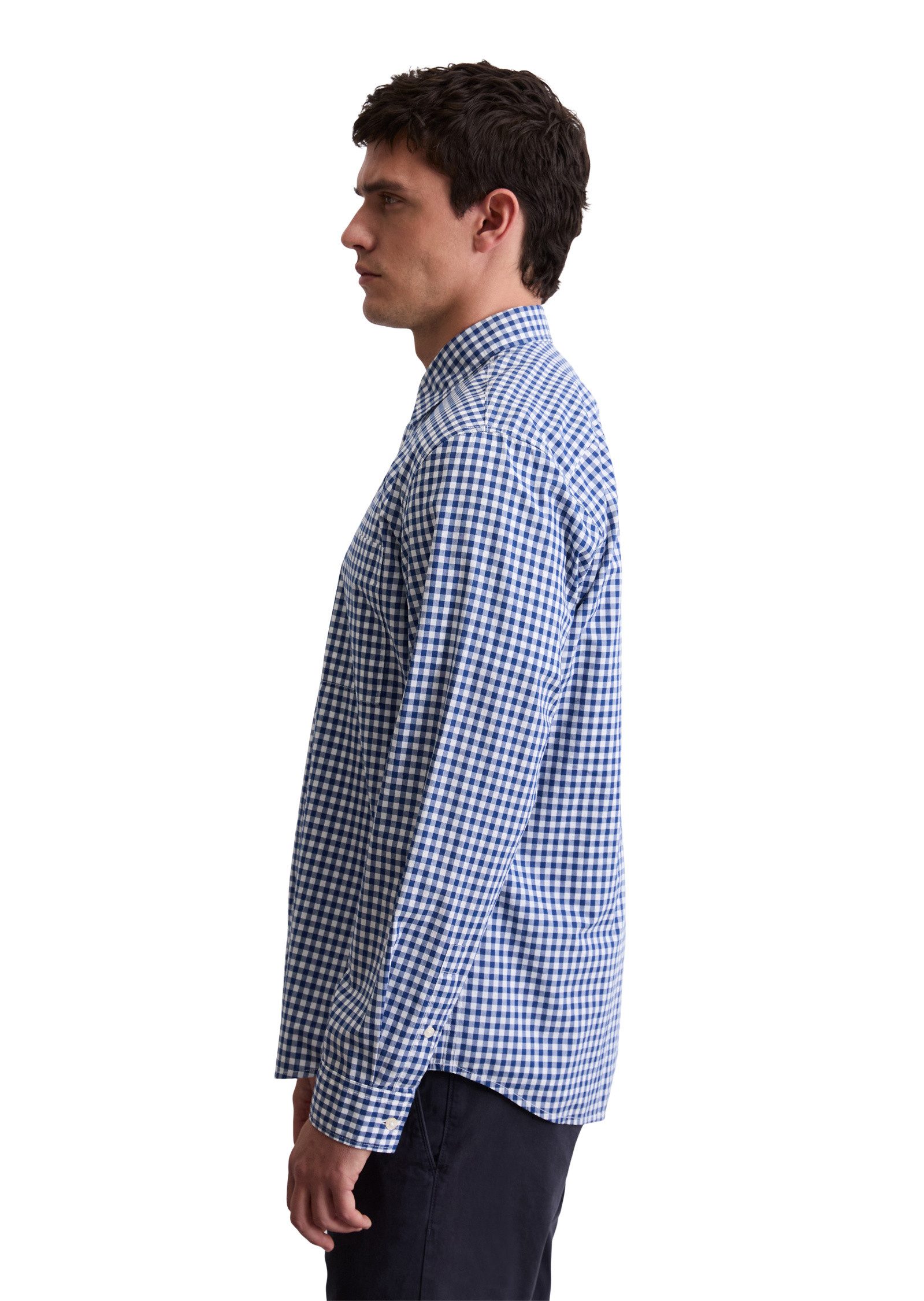 Marc O'Polo Langarmhemd aus reiner Bio-Baumwolle günstig online kaufen