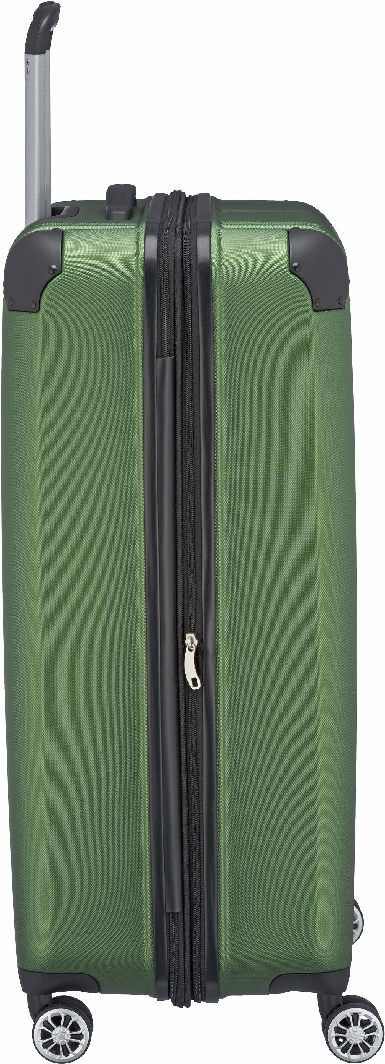 travelite Hartschalen-Trolley CITY Reisekoffer Hartschale, 4 Rollen, mit TSA-Schloss, robustes ABS Reisegepäck