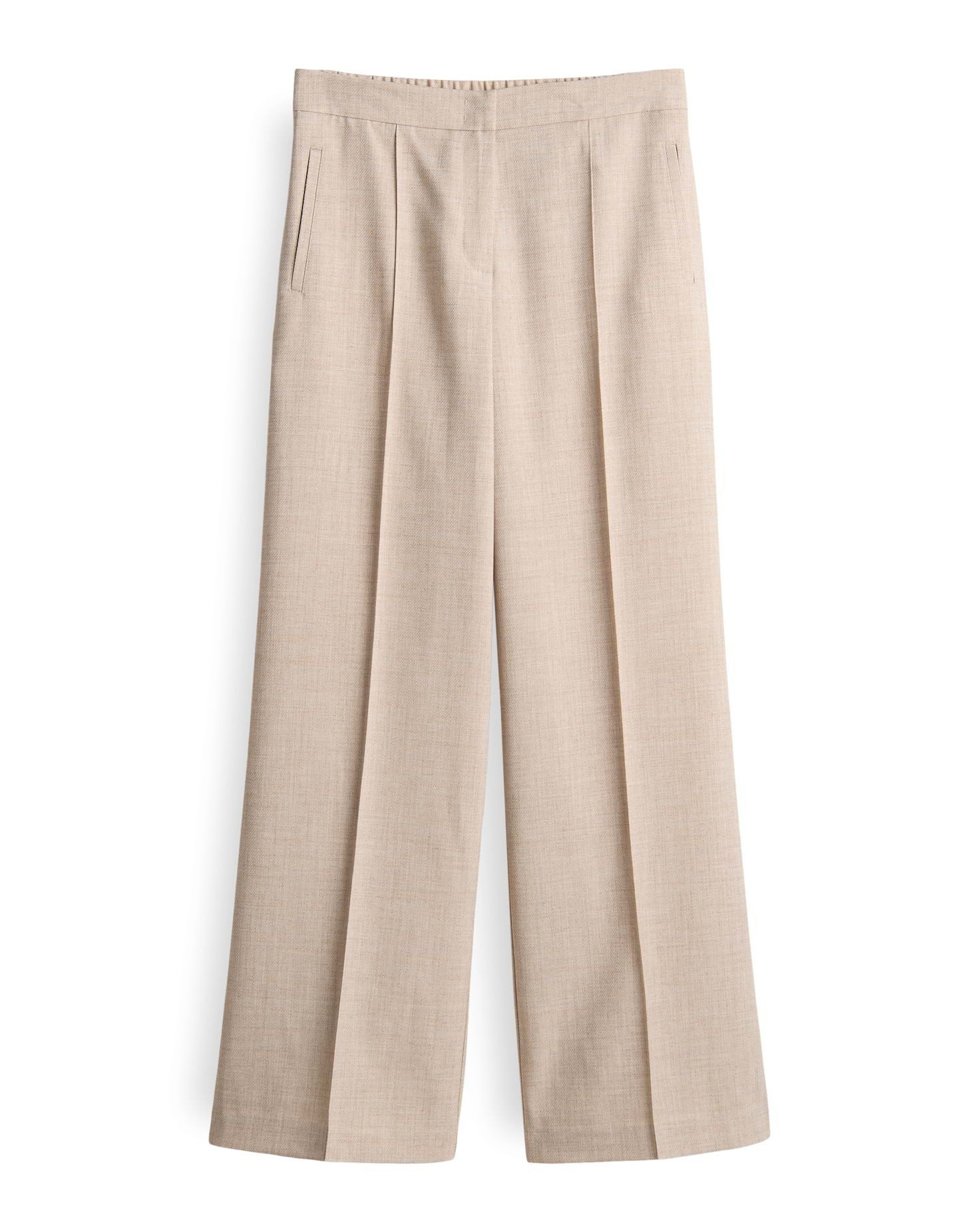 Stoffhose MAIGA COZY Wide Leg in Mélange Optik