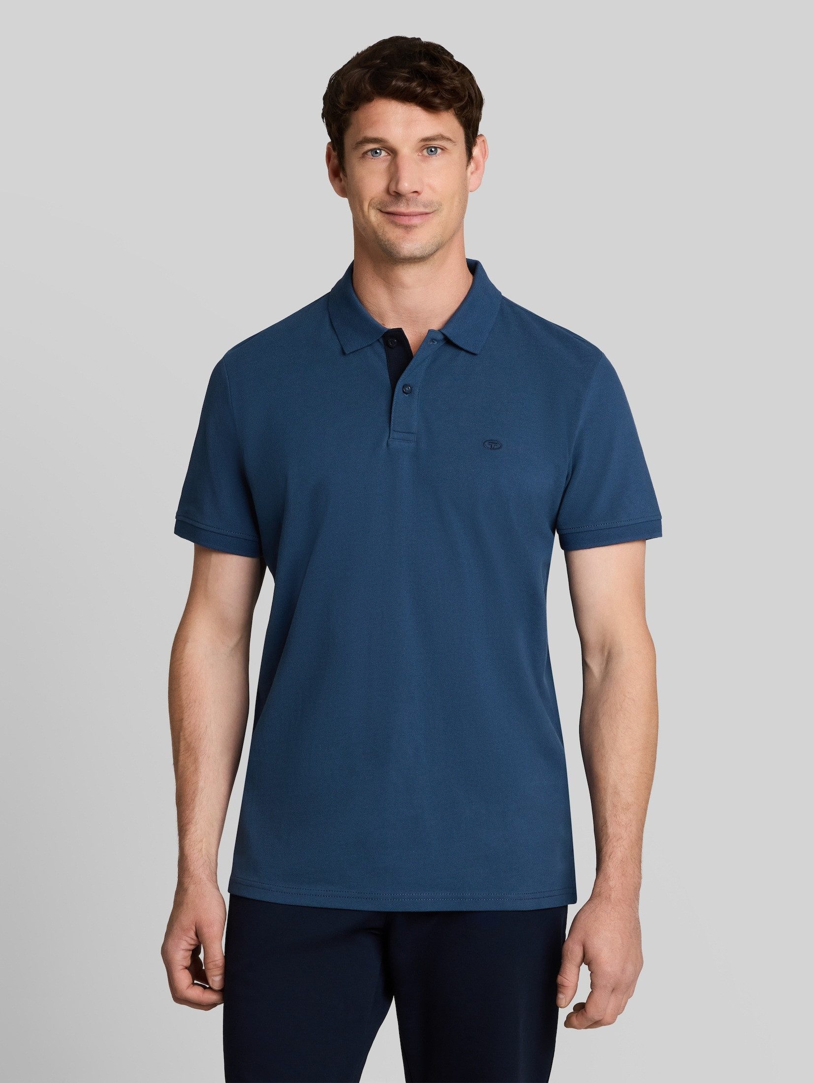 TOM TAILOR Poloshirt Poloshirts (im Einserpack) Piqué Poloshirt aus Baumwolle