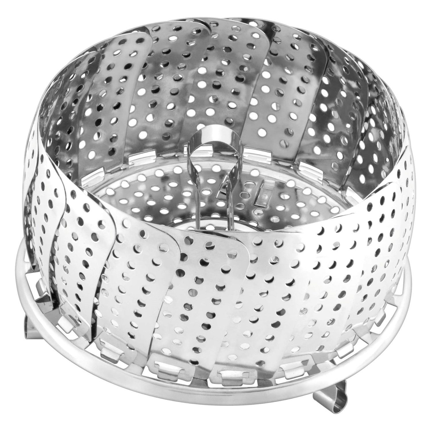 Silit Dampfgaraufsatz Dämpfkorb 2131280965 Garsieb mit Öse 18,5 cm Edelstahl, Zubehör für Topf, Schnellkochtopf