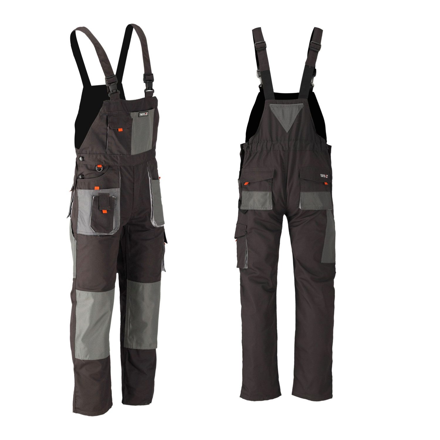 Arbeitshose Arbeitshose / Latzhose PEGMA schwarz/grau Gr. XXL