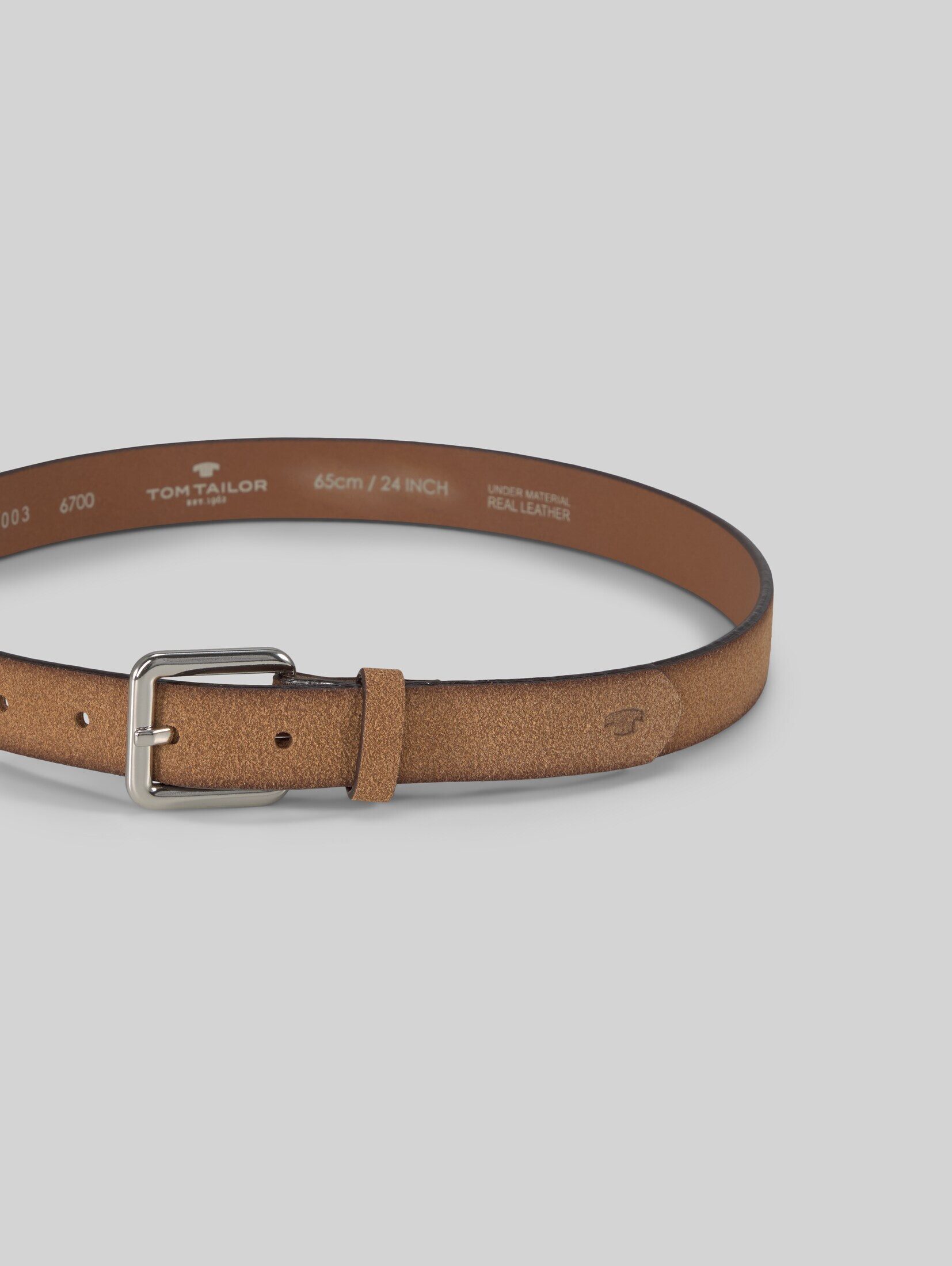 TOM TAILOR Ledergürtel Belts TTDAISY Kids schmaler Gürtel mit eckiger Dornschließe