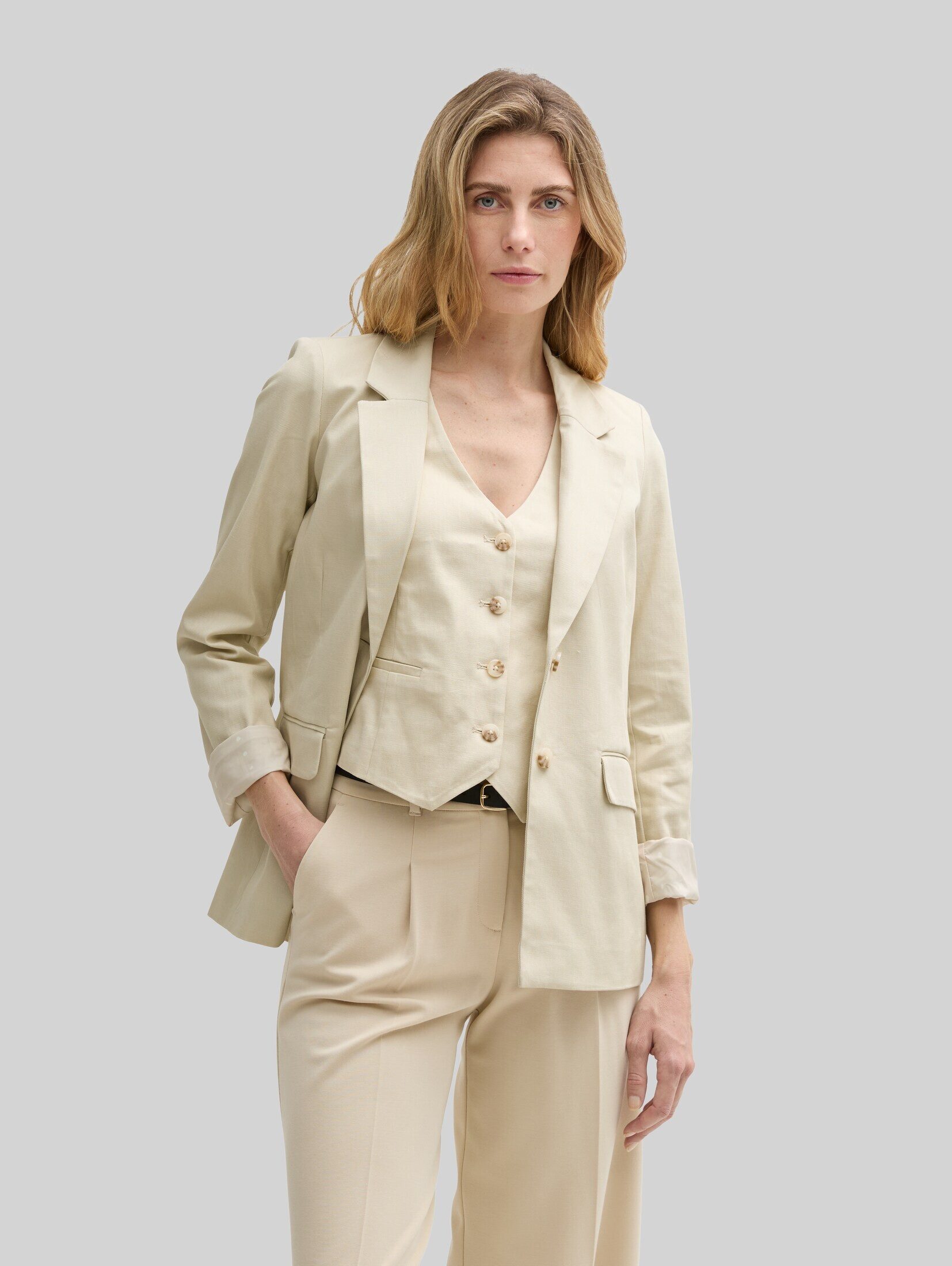 TOM TAILOR Jackenblazer Blazer Regular Fit Blazer aus Twill. Reduzierter Preis € 72,00. Unverbindliche Preisempfehlung € 119,99