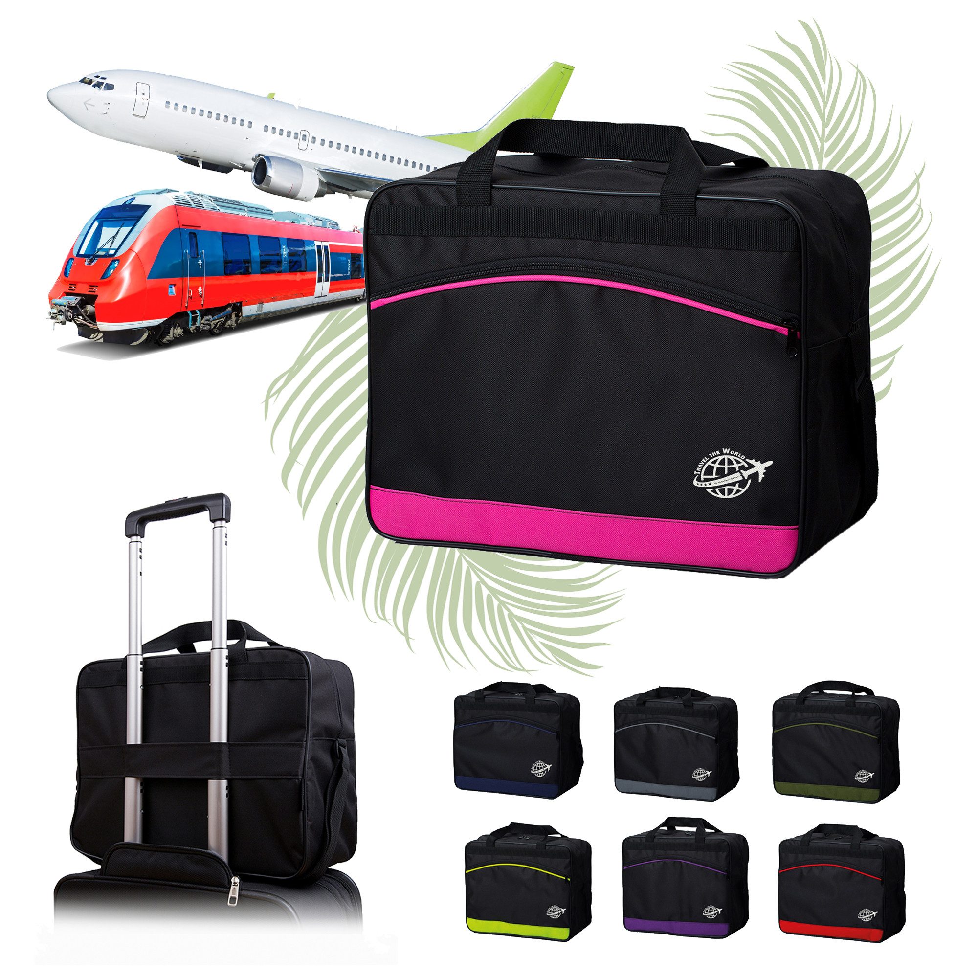 Reisetasche Handgepäck Boardgepäck Bordcase 40x20x25 40x30x20 Ryanair Wizzair (M1)