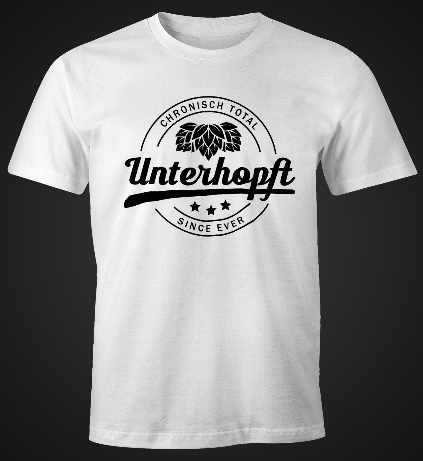 MoonWorks Print-Shirt Chronisch Unterhopft Total Herren günstig online kaufen