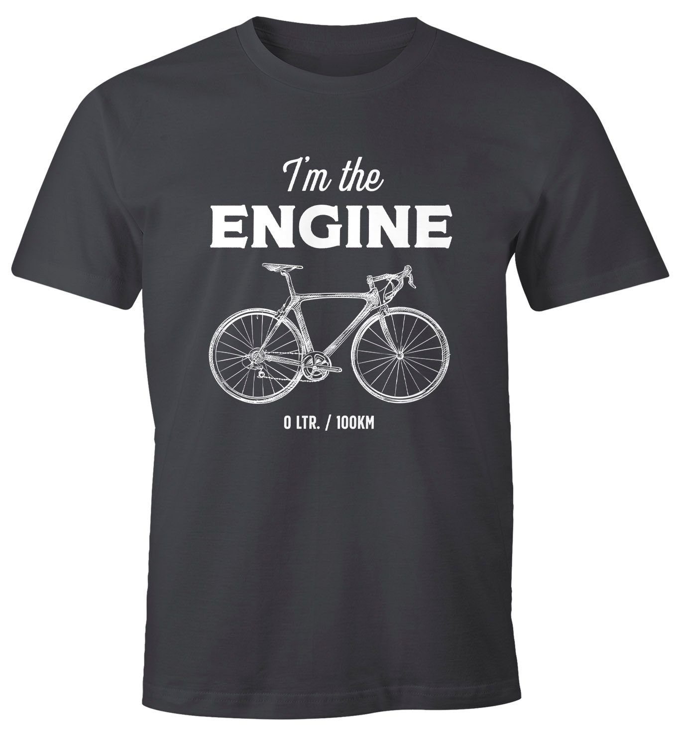 MoonWorks Print-Shirt Herren T-Shirt Fahrrad Sprüche günstig online kaufen