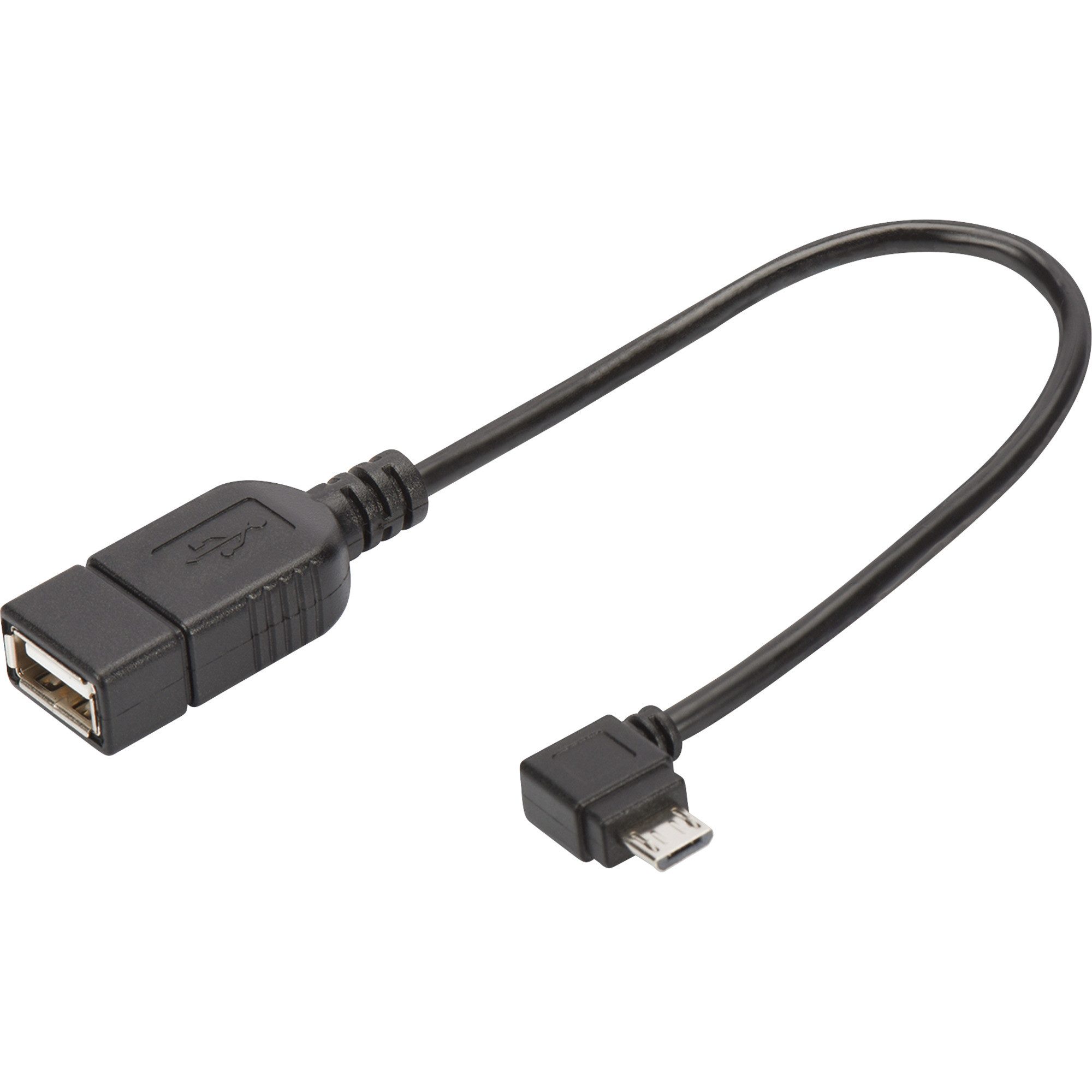Digitus Digitus USB 2.0 Adapter, Micro USB Stecker 90° > Adapter